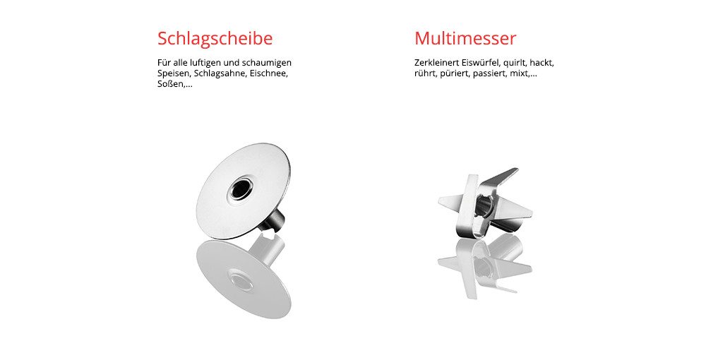 ESGE-Zauberstab Stabmixer ESGE-Zauberstab® E 120 Select Schweiz Rot 90212, 120 W, Aufsteckzentrierung ergonomischer Griff Made in Switzerland