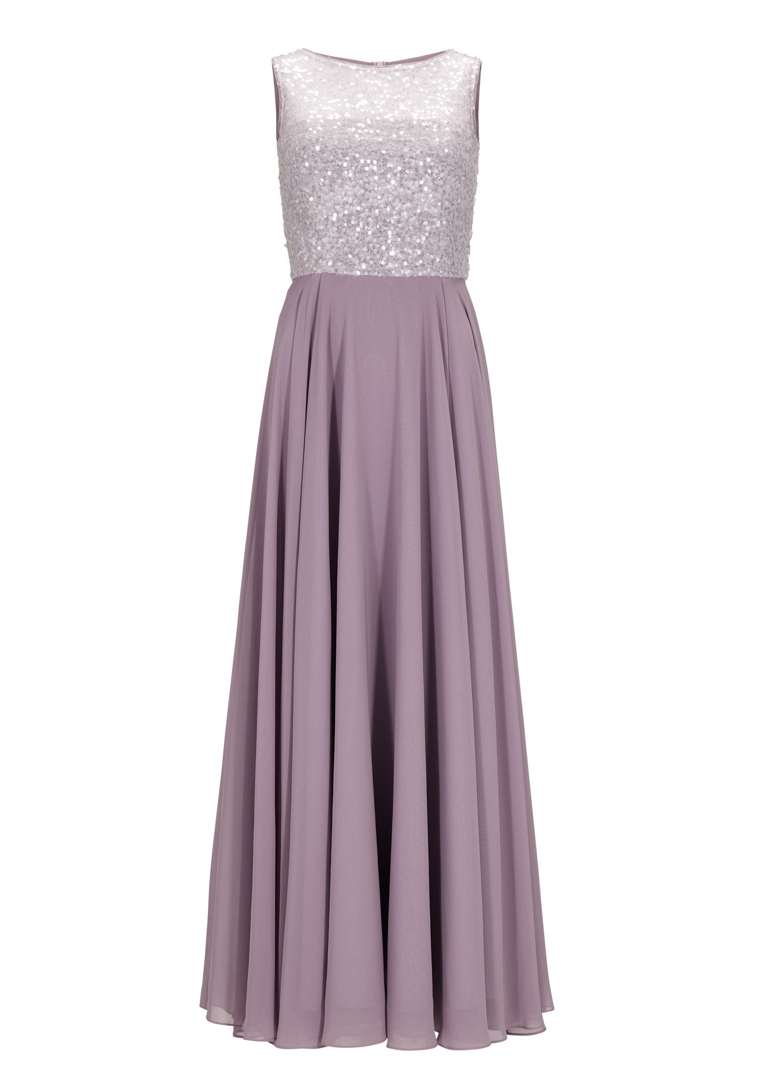 SWING Abendkleid - elegantes Maxikleid - Pailletten- Chiffon- Kleid - günstig online kaufen