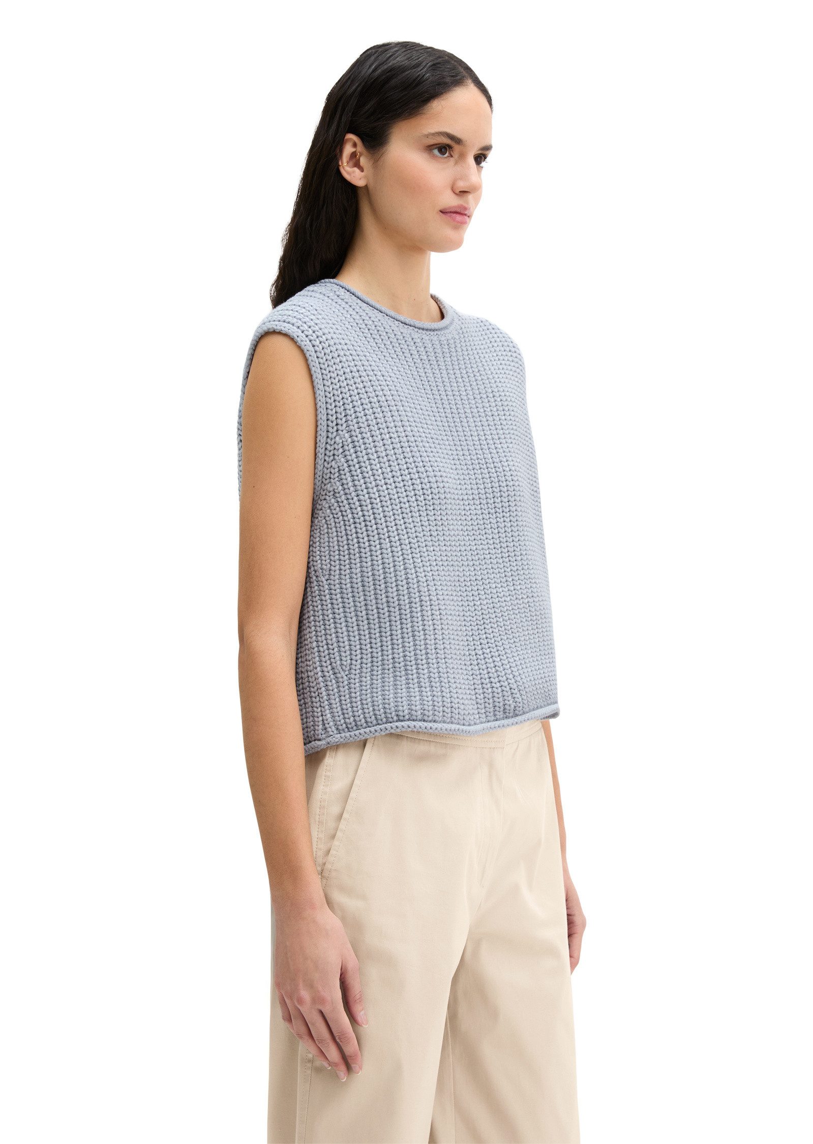 Marc O'Polo Strickpullover aus weichem Bio-Baumwolle-Mix