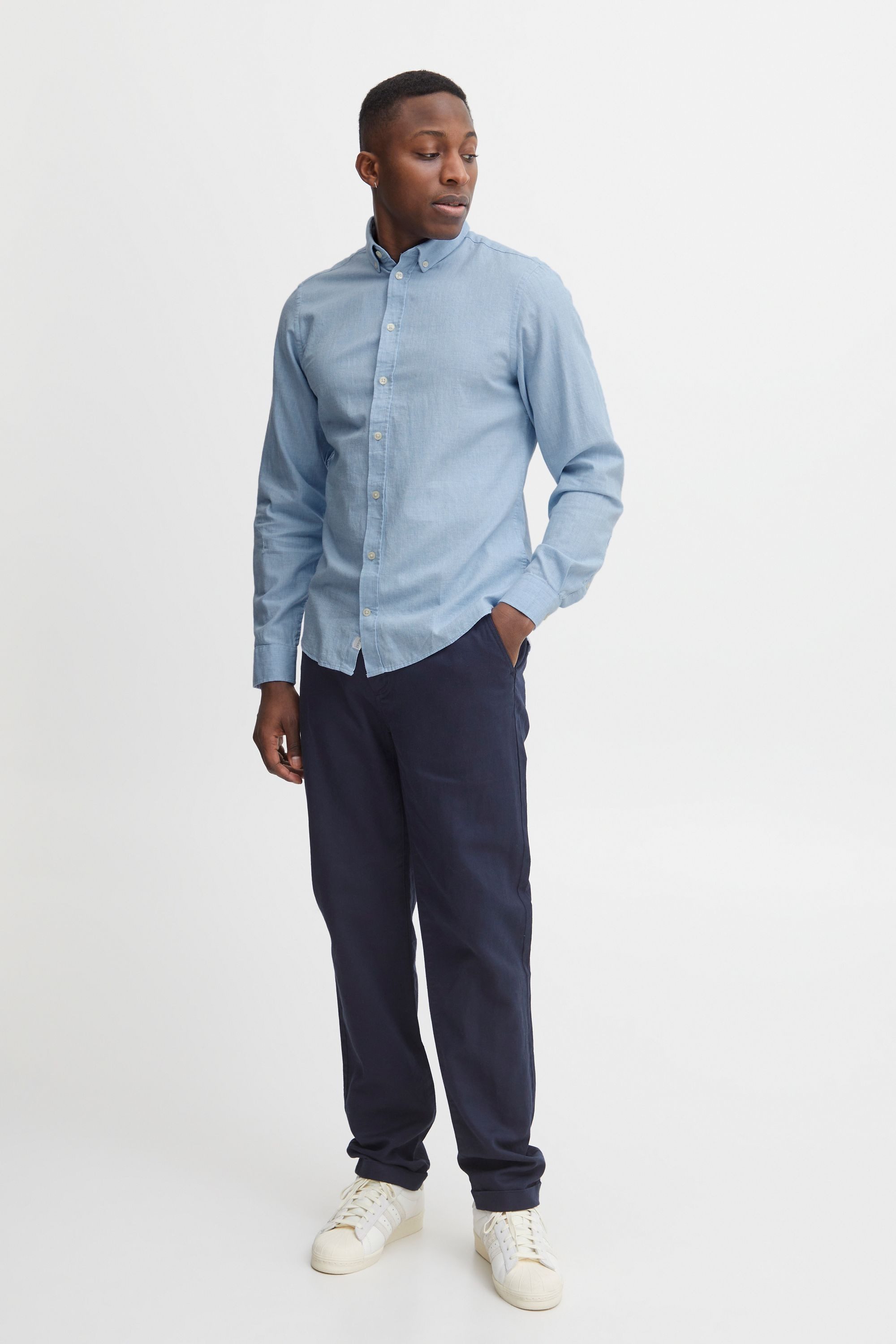 Casual Friday Langarmhemd CFAnton Modisches Hemd mit Knopfleiste günstig online kaufen