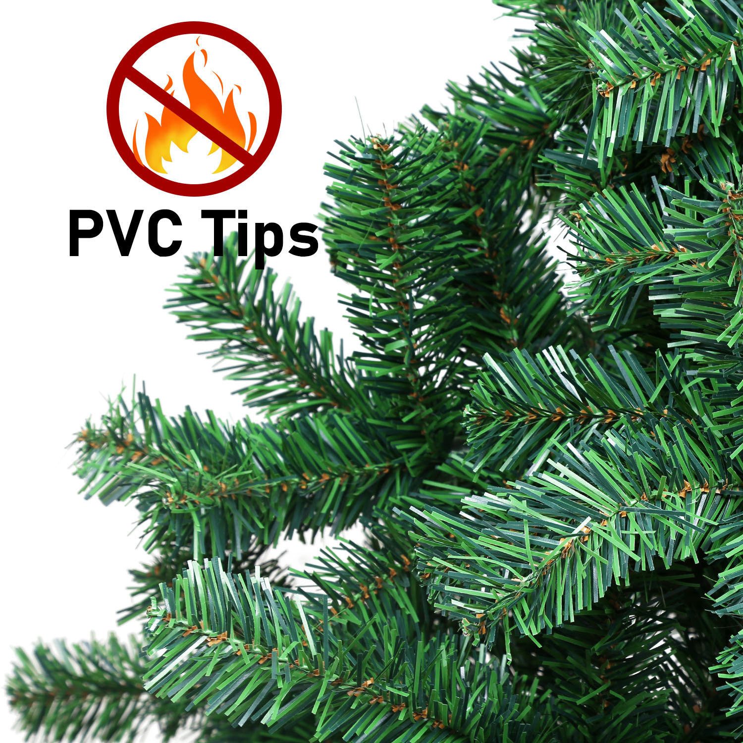 Clanmacy Künstlicher Weihnachtsbaum 120cm Tannenbaum mit Ständer Abziehbar und Klappbar, Weihnachtsdeko, Tannenbaum, Gute Kompression, nicht leicht verformt – Bild 4 von 5