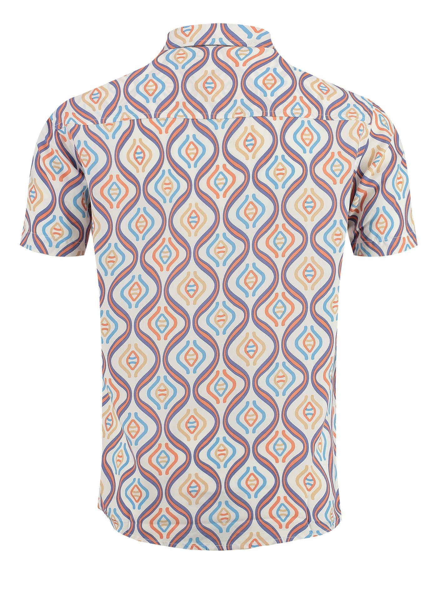 Key Largo Kurzarmhemd MSH MEAKER 1/2 patterned (1-tlg)