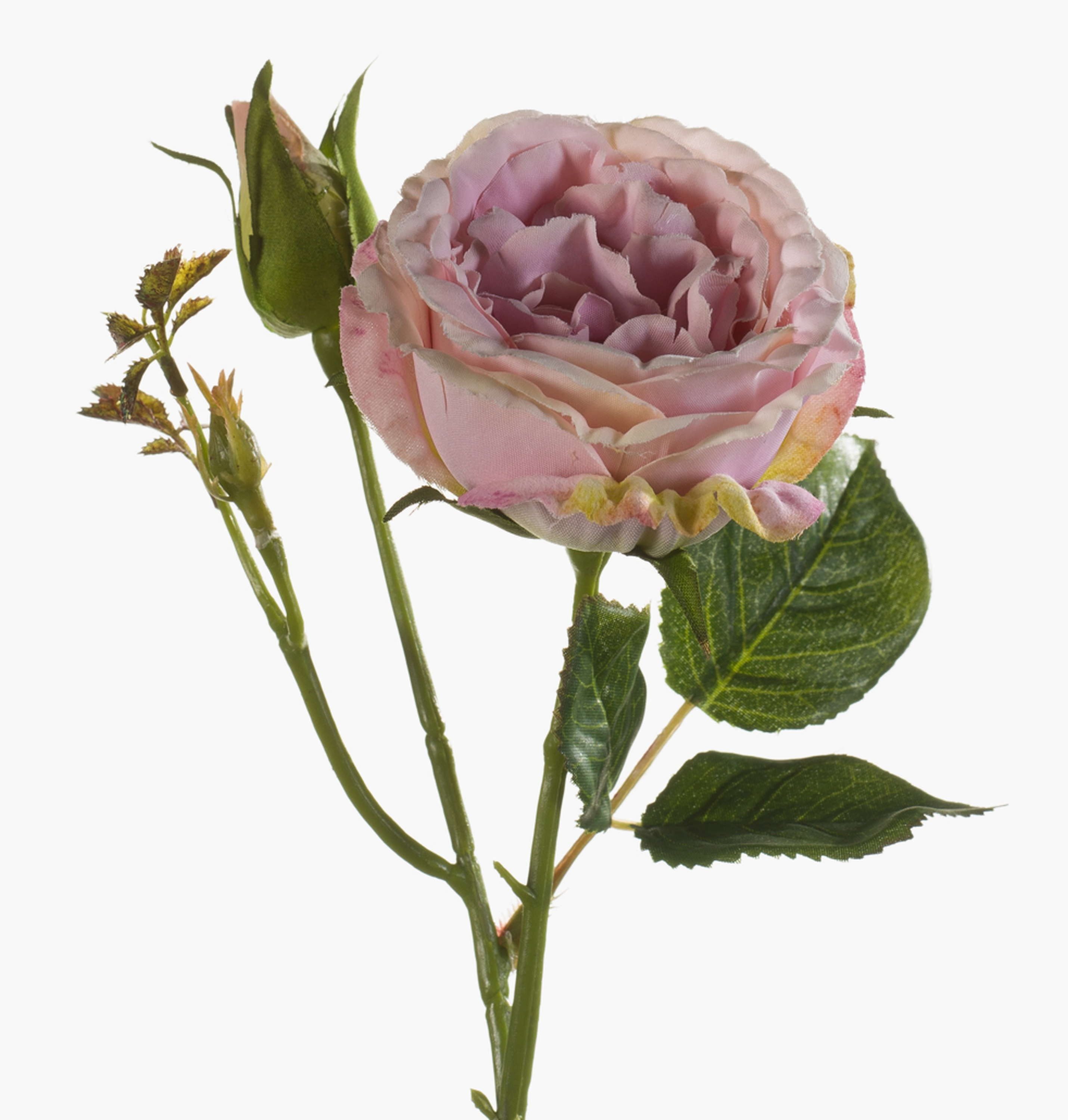 Kunstblume Künstliche Blume Rose CESCA, Hellviolett, 40cm Rose, artplants