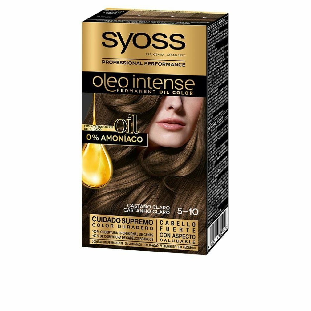 Mascara Oleo Intense Permanent Hair Color 5-10 Light Brown