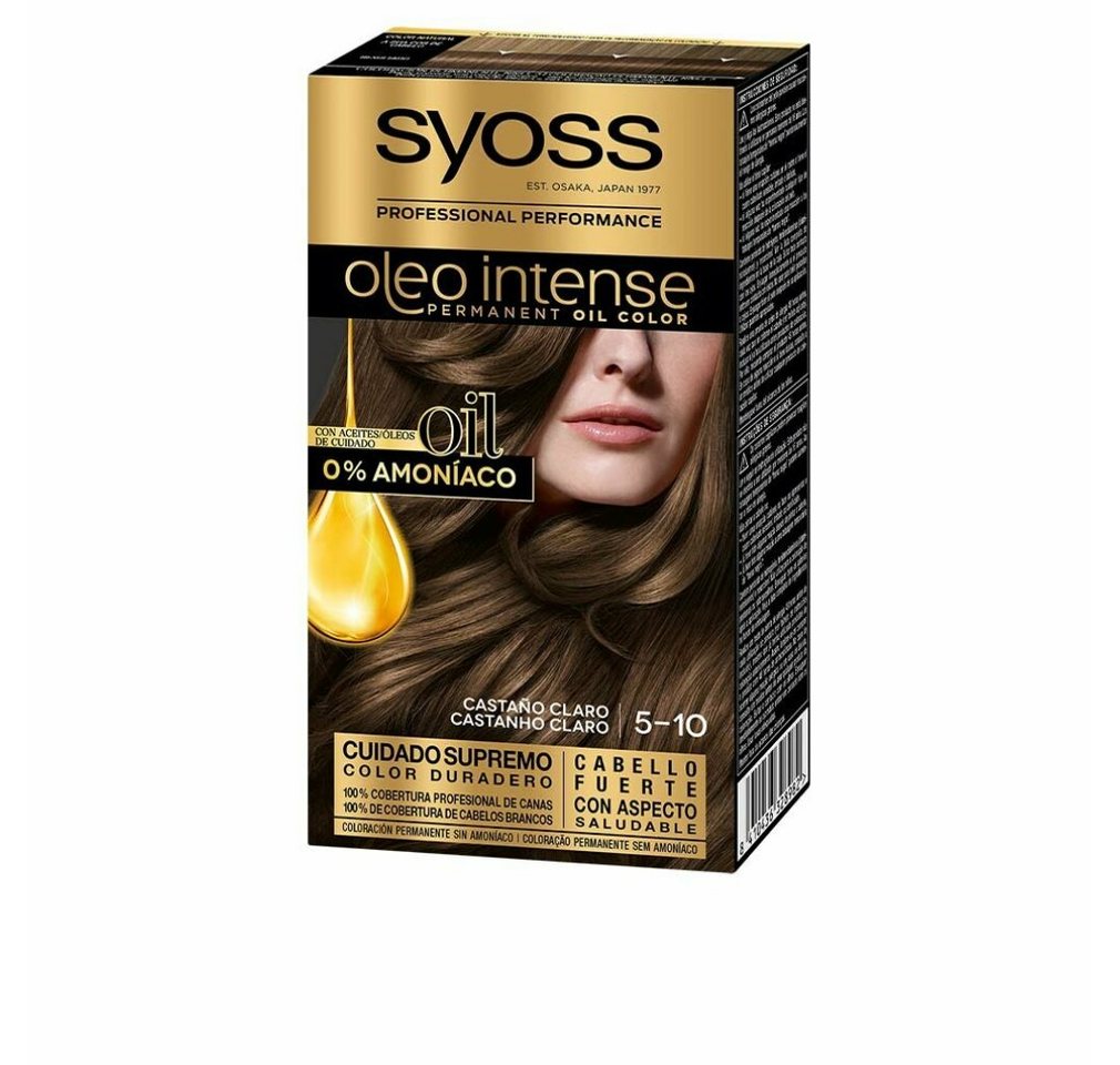 Syoss Mascara Syoss Oleo Intense Permanent Hair Color 5-10 Light Brown