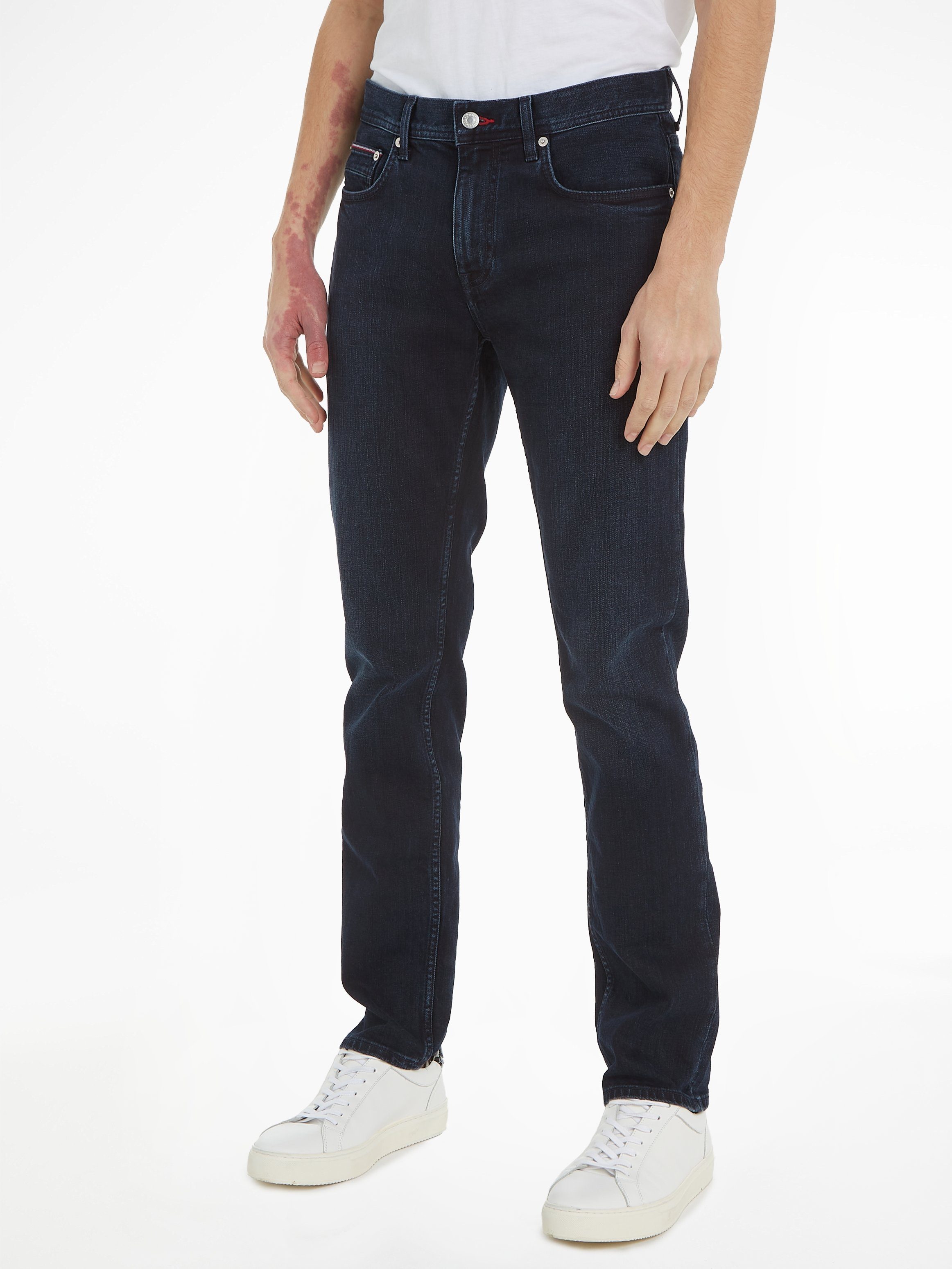 Tommy Hilfiger Straight-Jeans STRAIGHT DENTON STR meek blue black