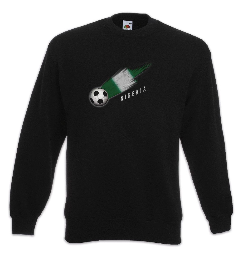 Urban Backwoods Sweatshirt Nigeria Football Comet I Sweatshirt Nigerien Nigerianisch (1-tlg) Nigerianische Fahne Nigerian Fußball