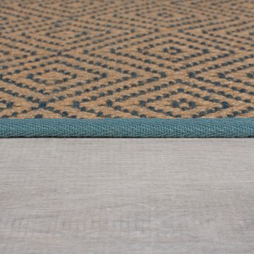 Teppich Jute Diamond, FLAIR RUGS, rechteckig, Höhe: 4 mm, Jute Teppich