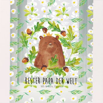 Mr. & Mrs. Panda Gartenleuchte Bär König - Transparent - Geschenk, Gartenleuchte, Gartendekoration