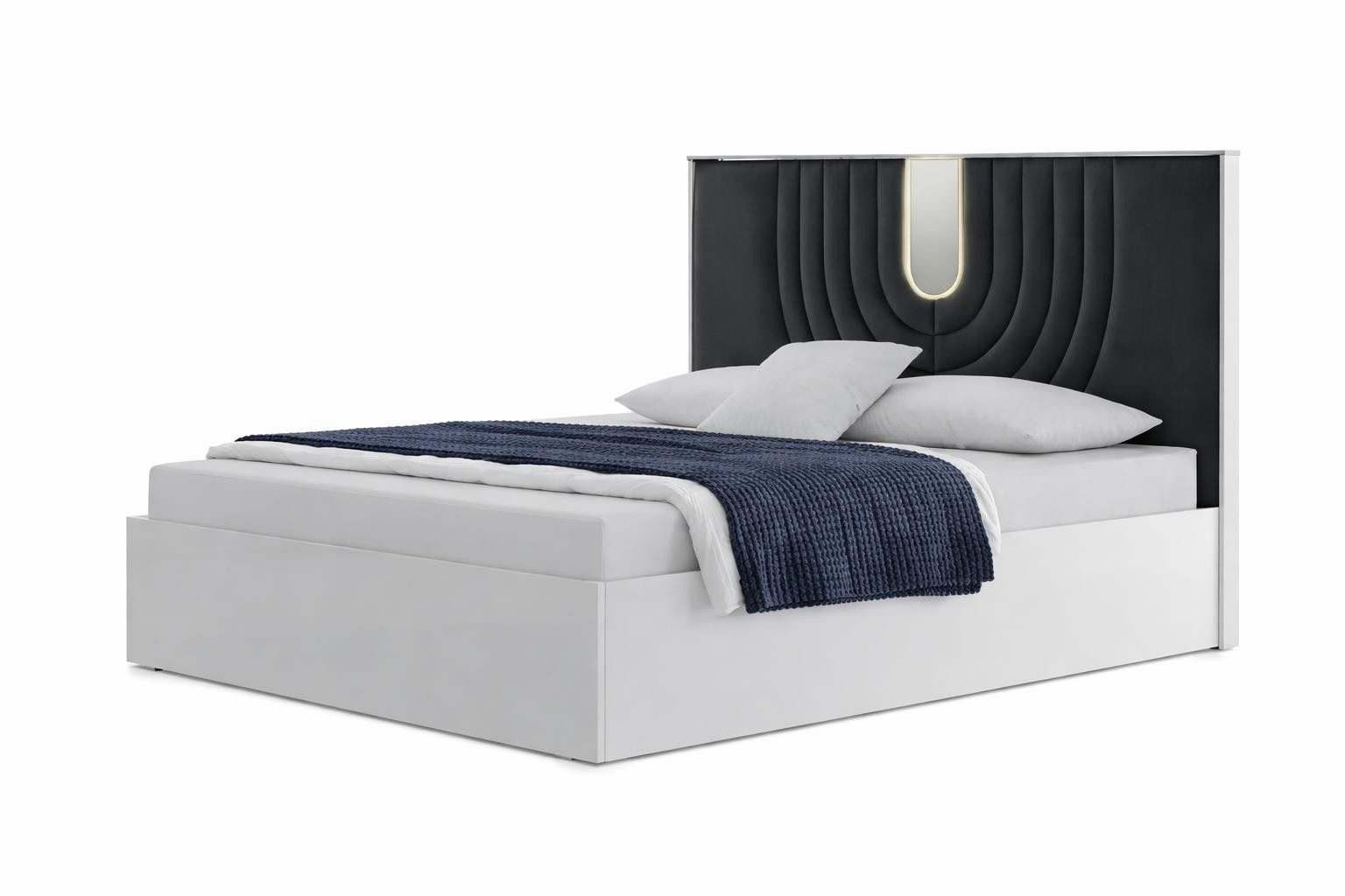 Xlmoebel Bett Stabiles Bett im modernen, zeitlosen Design (Bett, 1-tlg., Bett), Made in Europa
