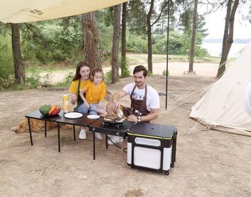 Mayaadi Home Campingtisch Campingtisch Outdoor Campingkocher Campingbox (Tisch)