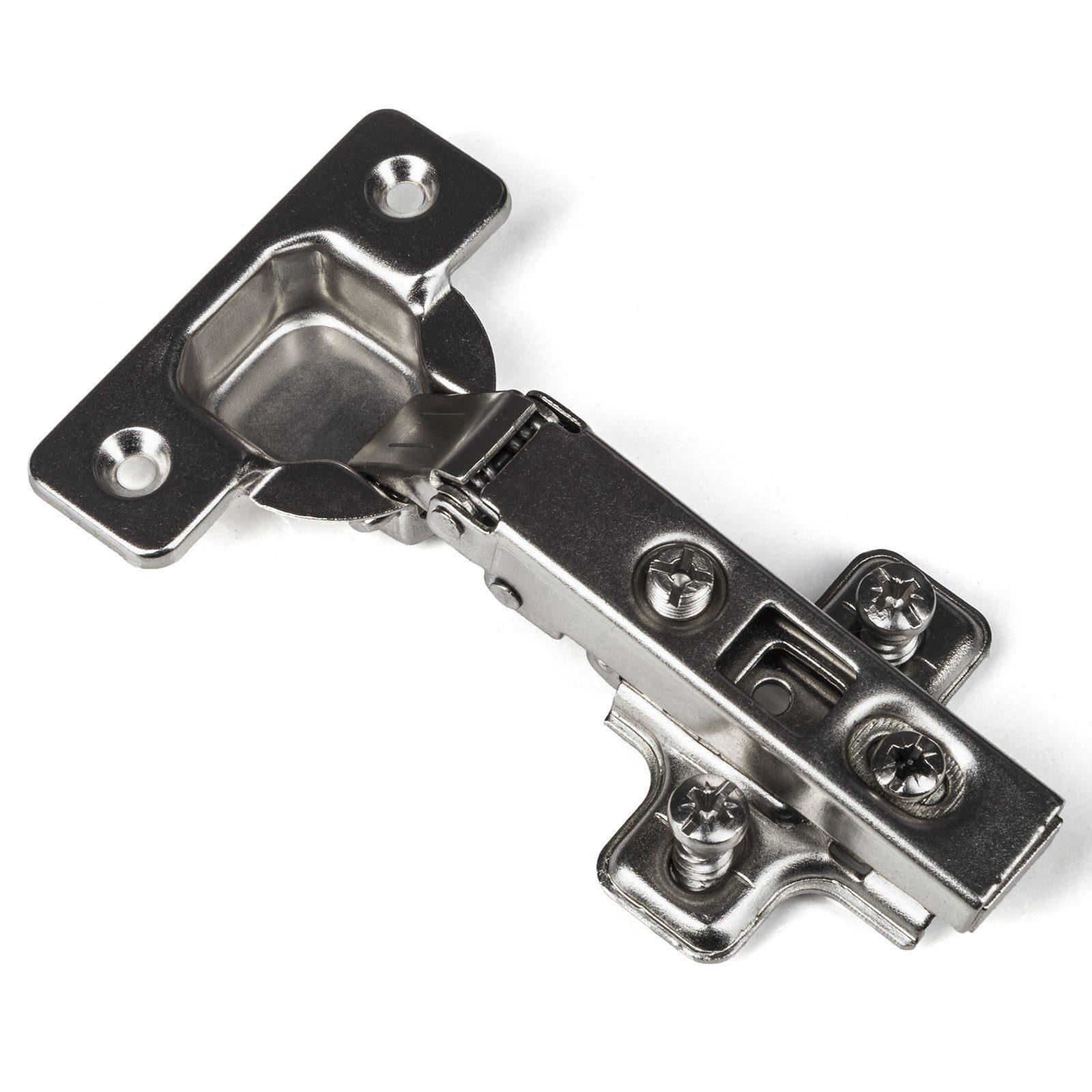 SO-TECH® Türbeschlag Topfband Scharnier T48 Eckanschlag 110° mit Schließautomatik, Topfband Automatikscharnier (Feder)
