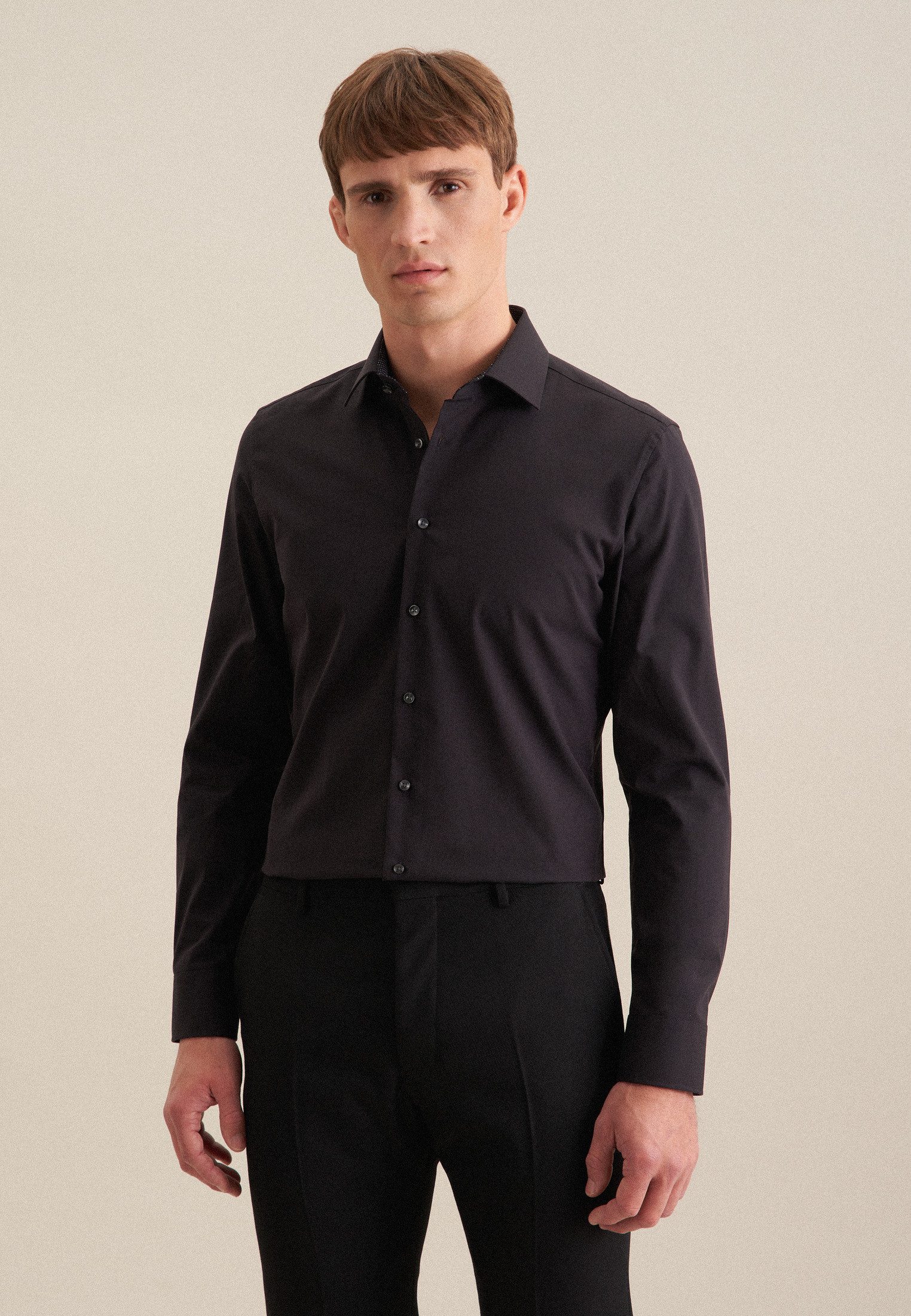 Businesshemd Schwarze Rose