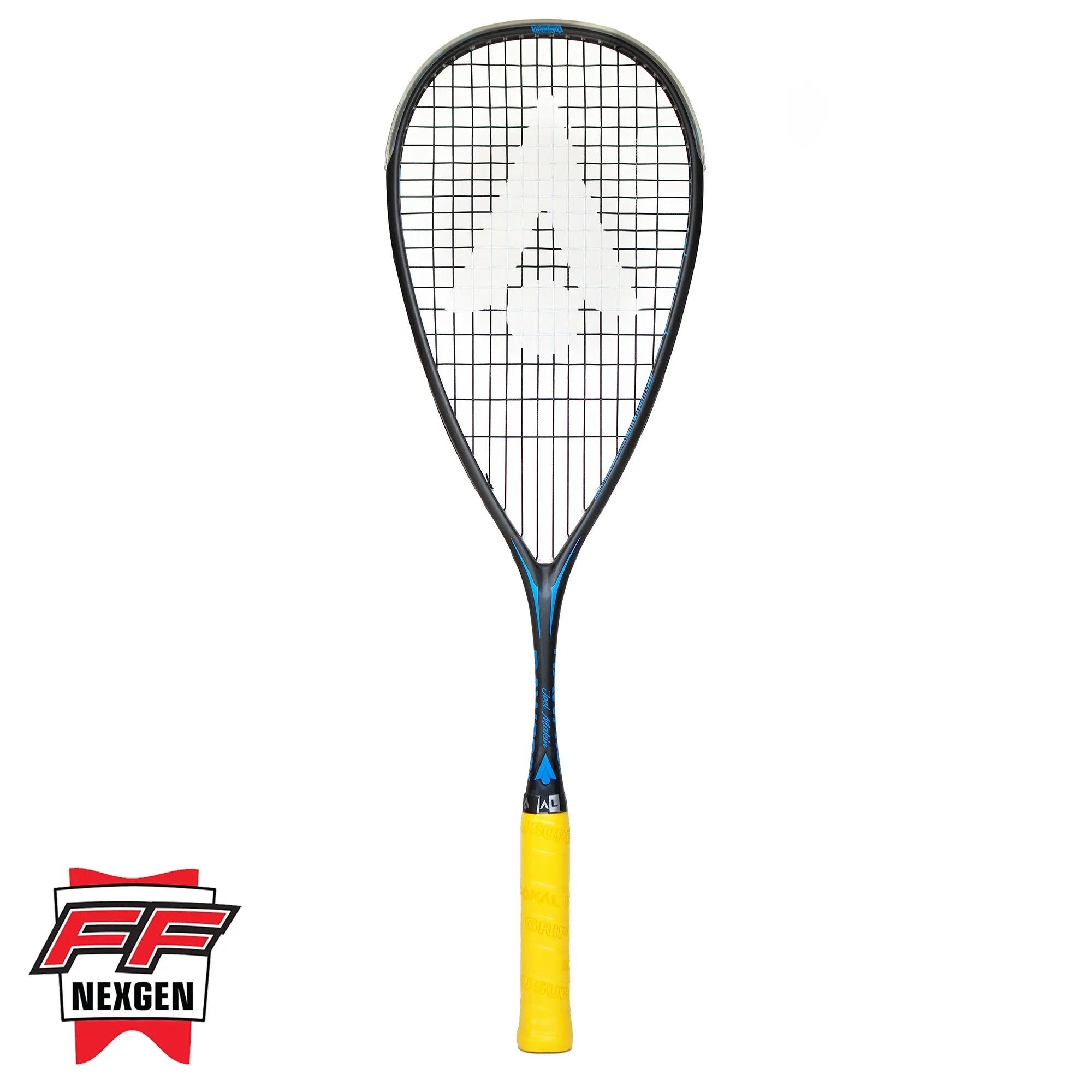 Karakal Squashschläger Raw Pro 2.2 Joel Makin Signature 120g/ausgewogen 2025 blau - besaitet