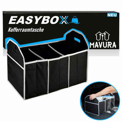 MAVURA Organizer EASYBOX Kofferraum Organizer Auto Kofferraumtasche Aufbewahrungsbox (faltbare Tasche Kofferraumbox), Einkaufstasche Faltbox Falttasche Aufbewahrung Box
