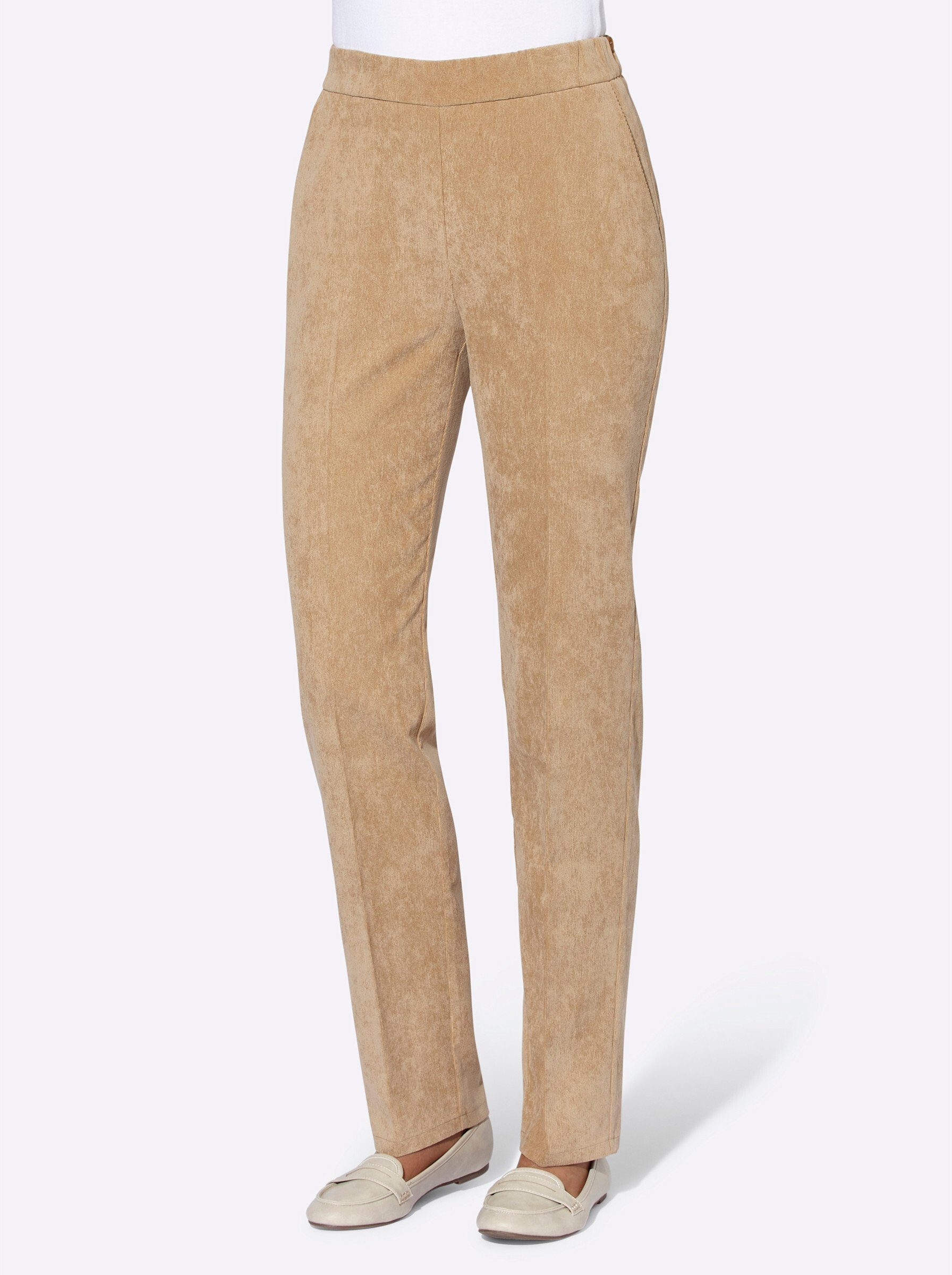 WITT WEIDEN Jerseyhose Innenbeinlänge ca. 72 cm camel