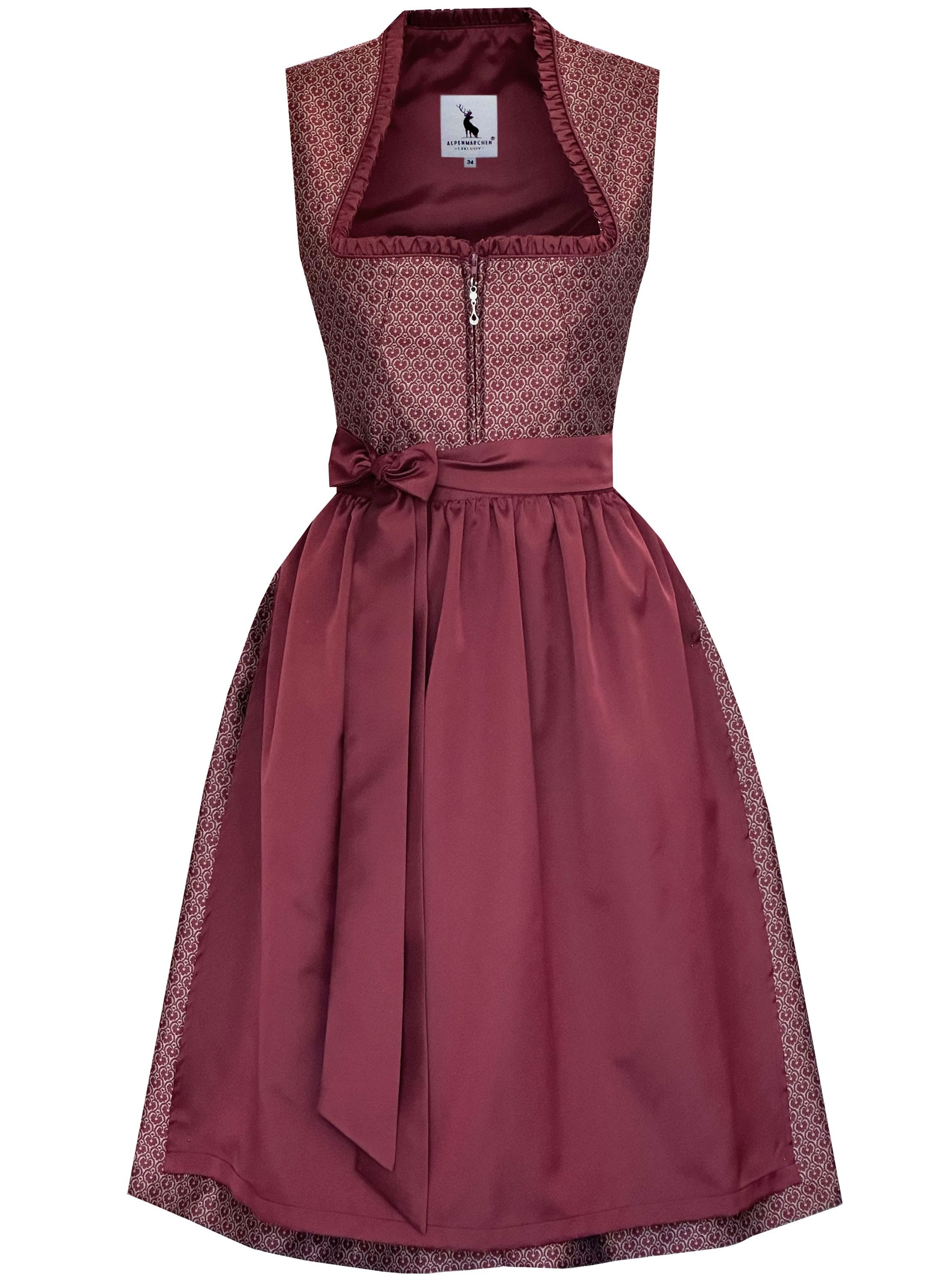 Alpenmärchen Dirndl Dirndl Liane in Rot günstig online kaufen