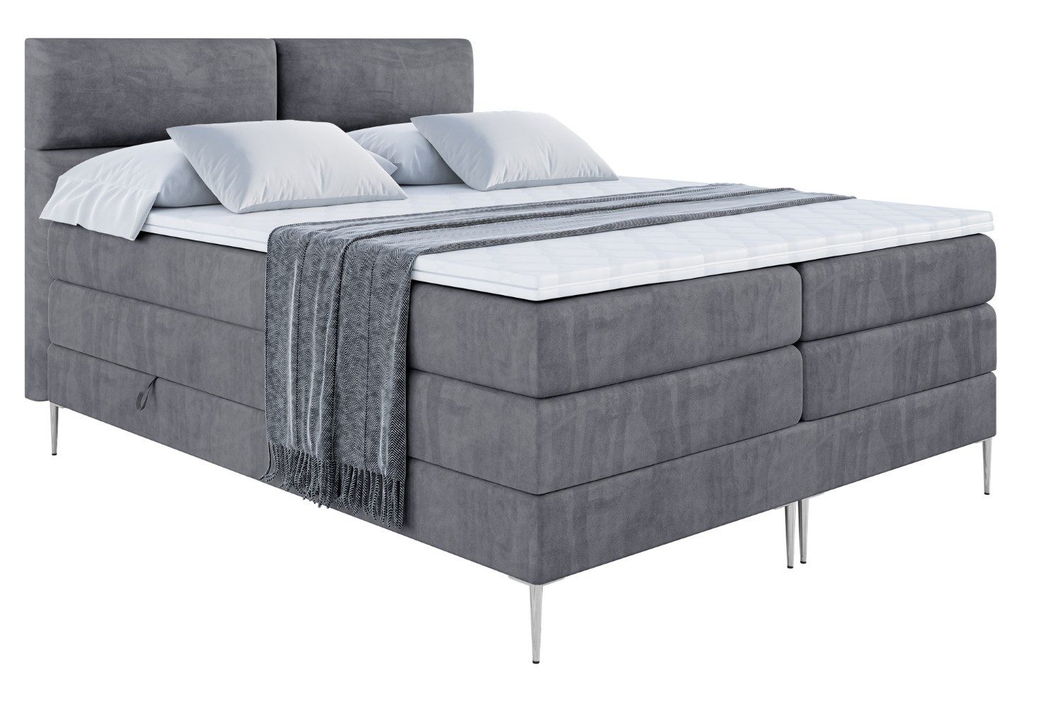 ALTDECOR Boxspringbett BOXI3-F KING (Multipocket-Matratze H4, günstig online kaufen
