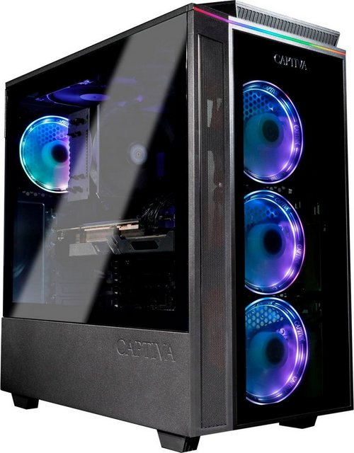 CAPTIVA G12AG 21V2 Gaming-PC (AMD Ryzen 5 5600X, GeForce® RTX™ 3060 12GB, 16 GB RAM, 1000 GB HDD, 500 GB SSD, Luftkühlung)