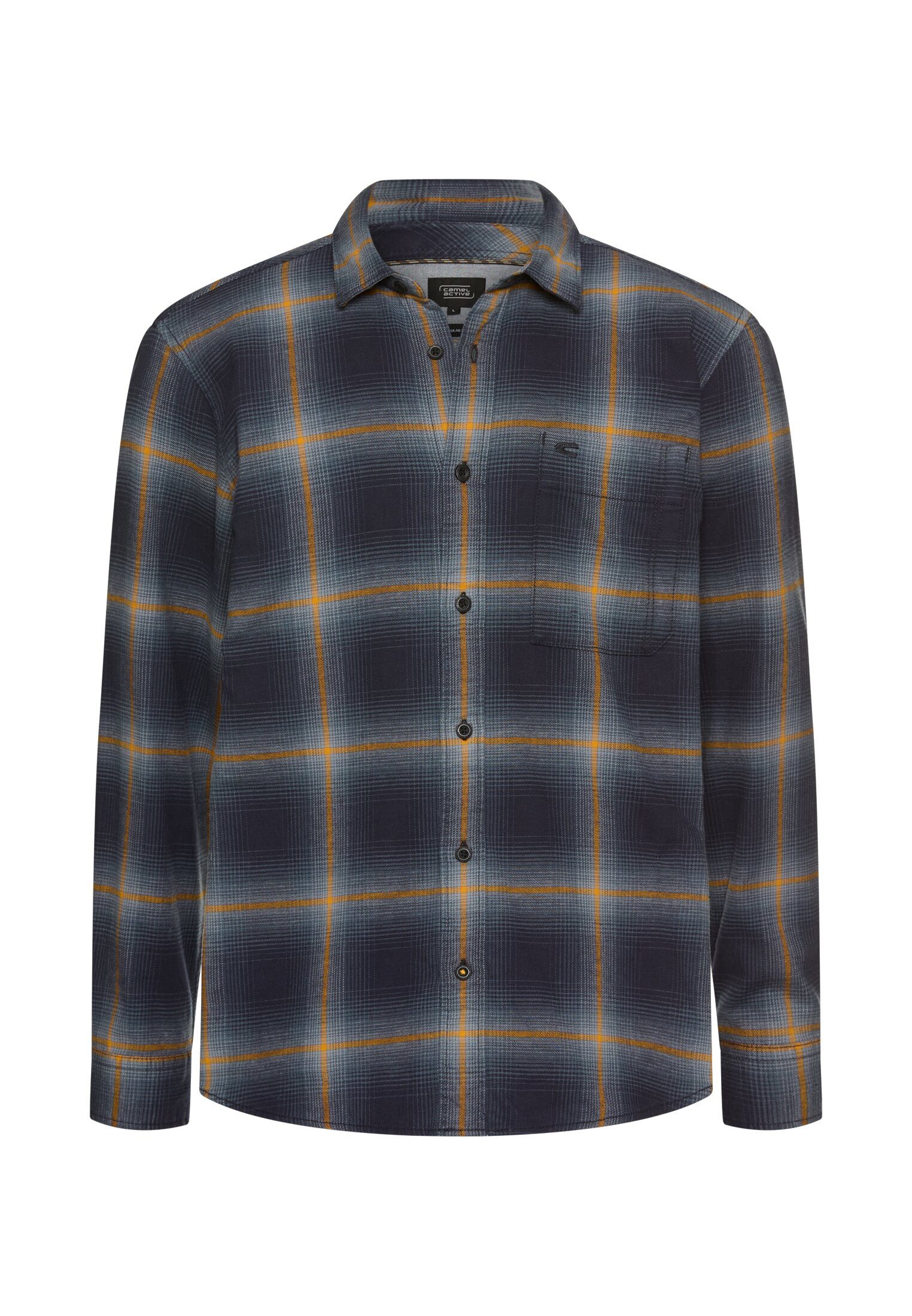 camel active Langarmhemd mit Logo Stickerei günstig online kaufen