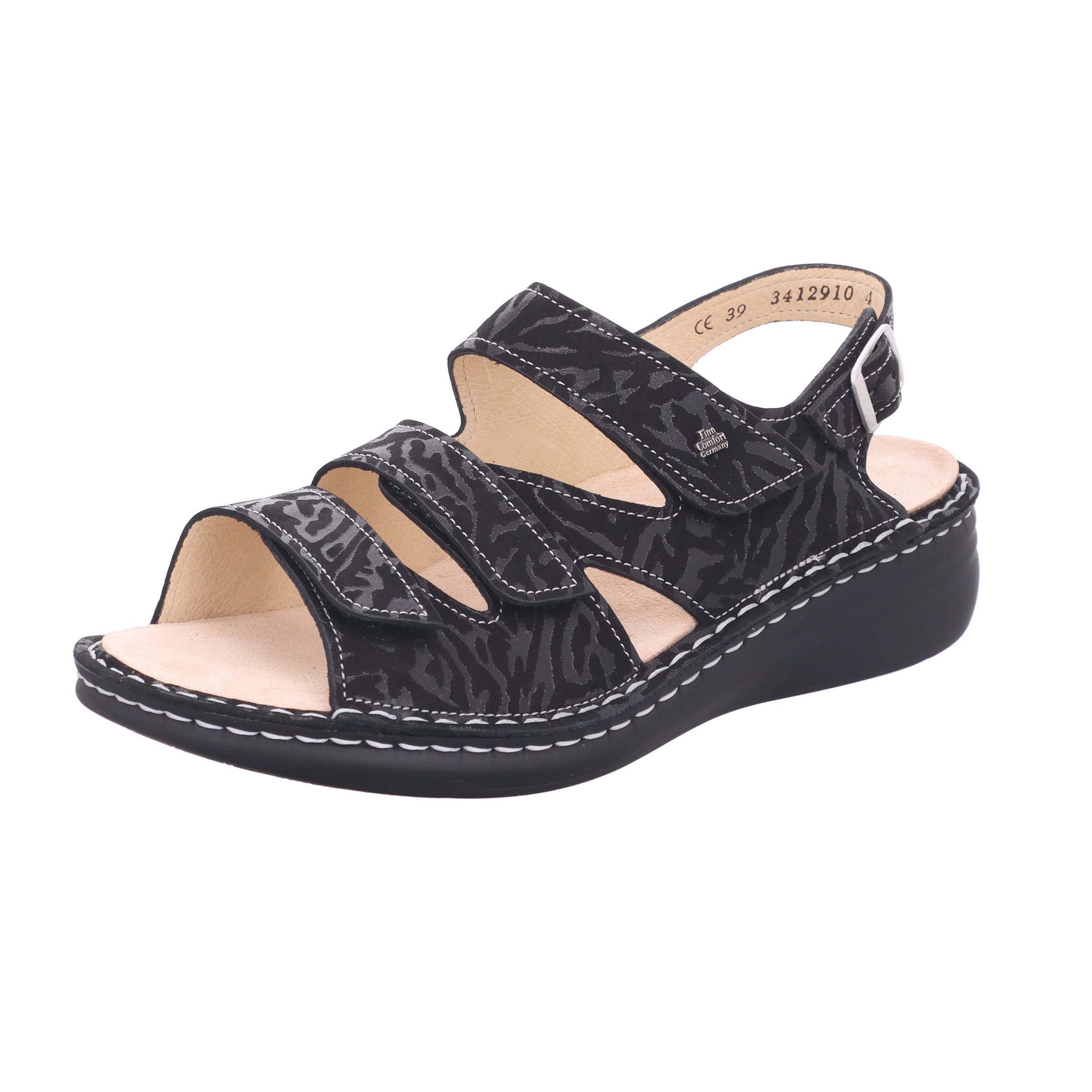 FinnComfort - PRAIA Mellow - schwarz Sandale
