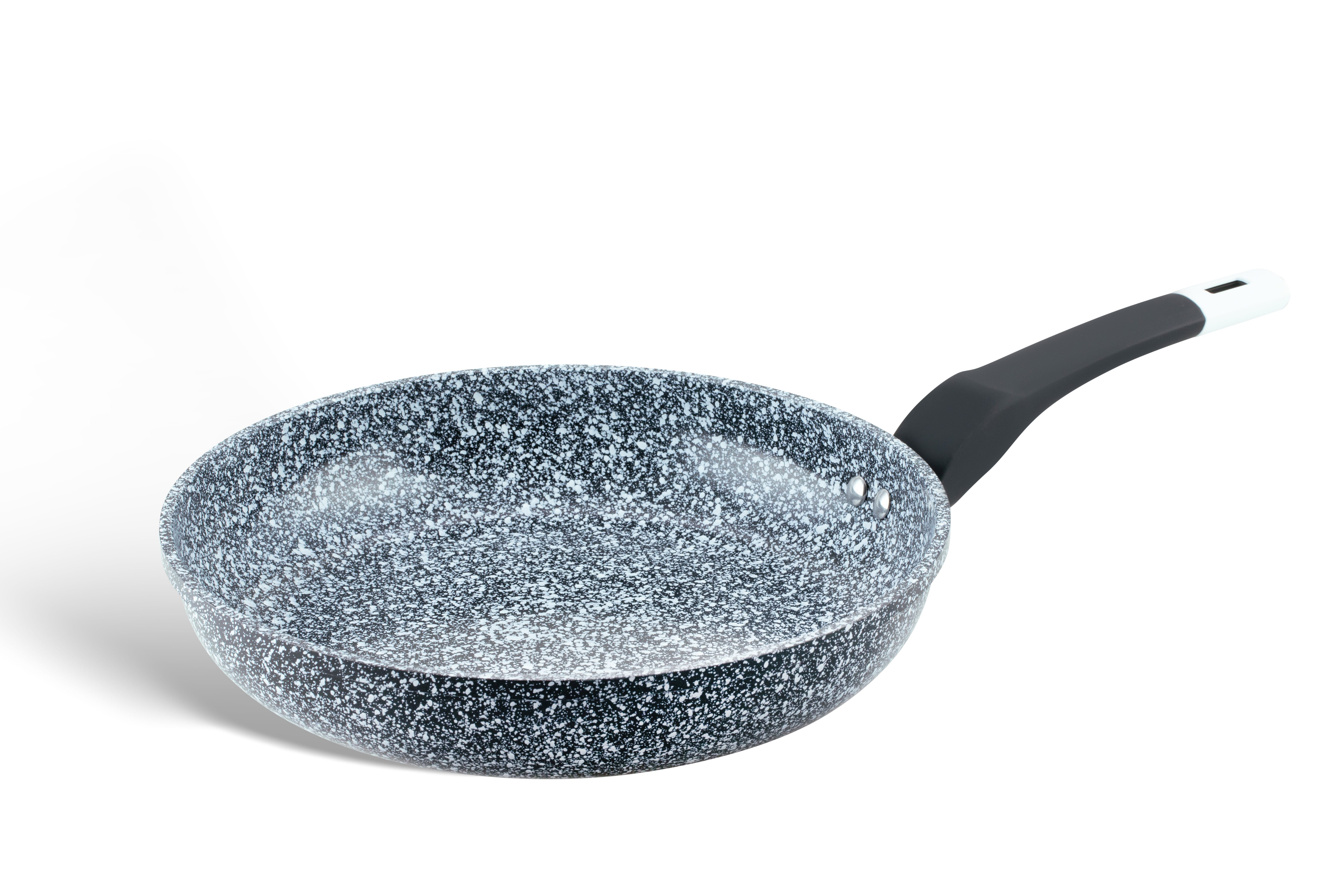 Edenberg Bratpfanne Keramikpfannen Pfanne Bratpfanne mit Keramik-Granit-Beschichtung, Aluminiumguss (16 cm, 18 cm, 20 cm, 22 cm, 26 cm, 28 cm und 30 cm, 1-tlg., Die beste Geschenkidee für jeden Anlass. Hochwertig)