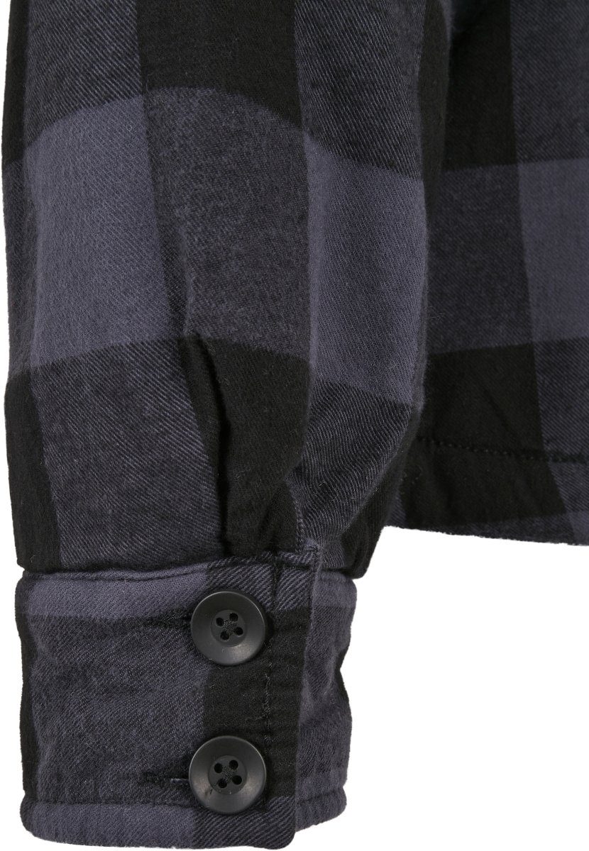 Sommerjacke Herren black/grey Hooded Lumberjacket Brandit (1-St)