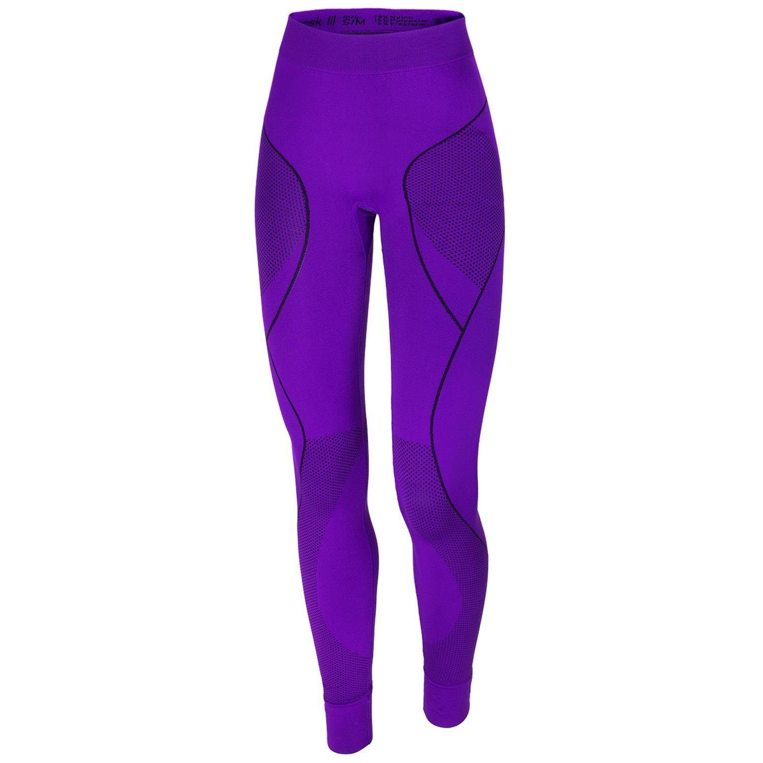 Unterhemd Black Seamless Funktionsunterwäsche cobra Funktionsunterhemd Purpel Set Damen Snake + Unterhose