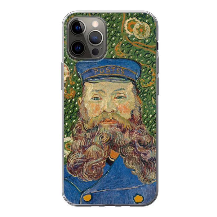 MuchoWow Handyhülle Porträt des Postboten Joseph Roulin - Vincent van Gogh Handyhülle Apple iPhone 12 Pro Smartphone-Bumper Print Handy