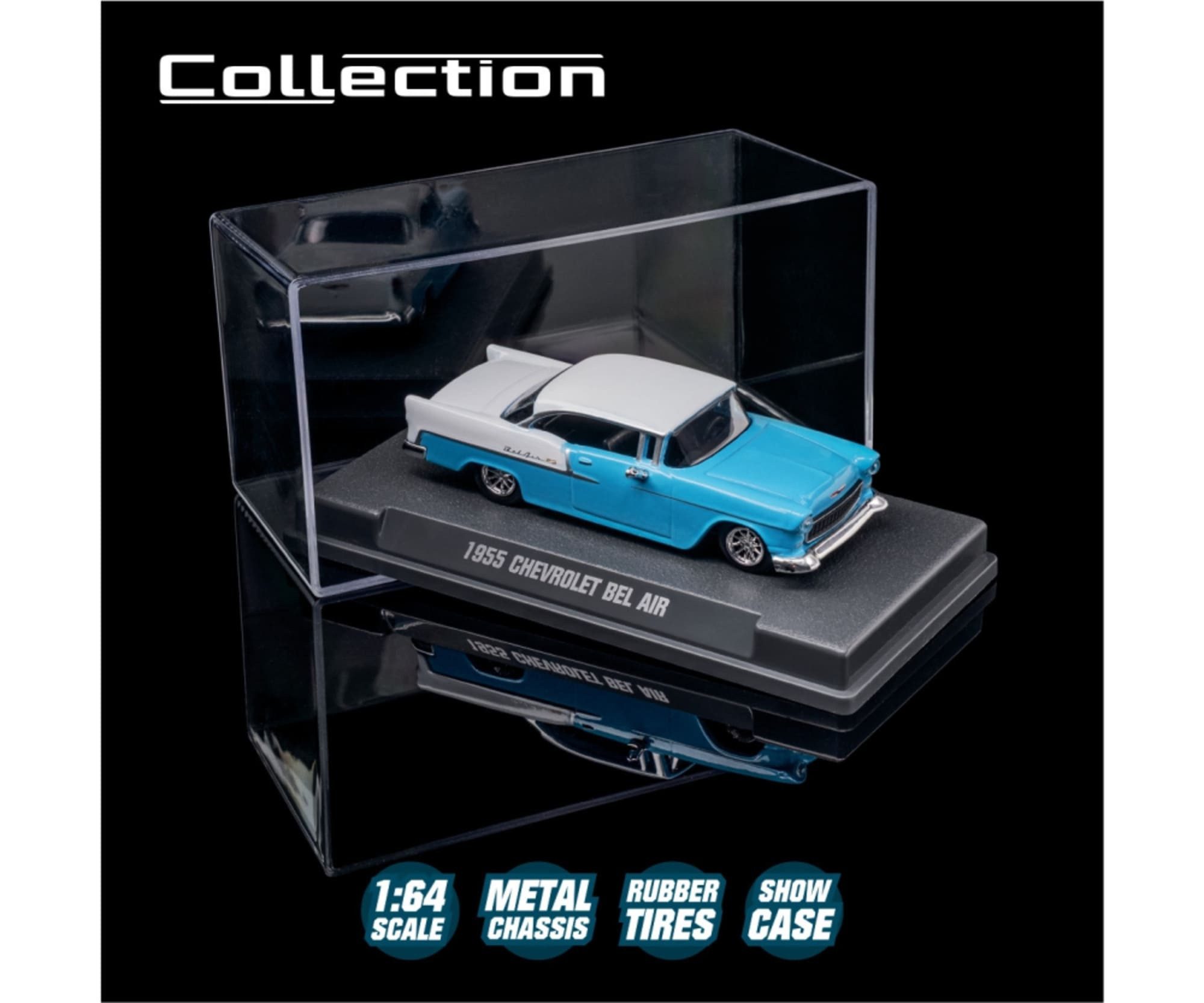 majORETTE Spielzeug-Traktor Majorette Collection 1955 Chevrolet Bel Air