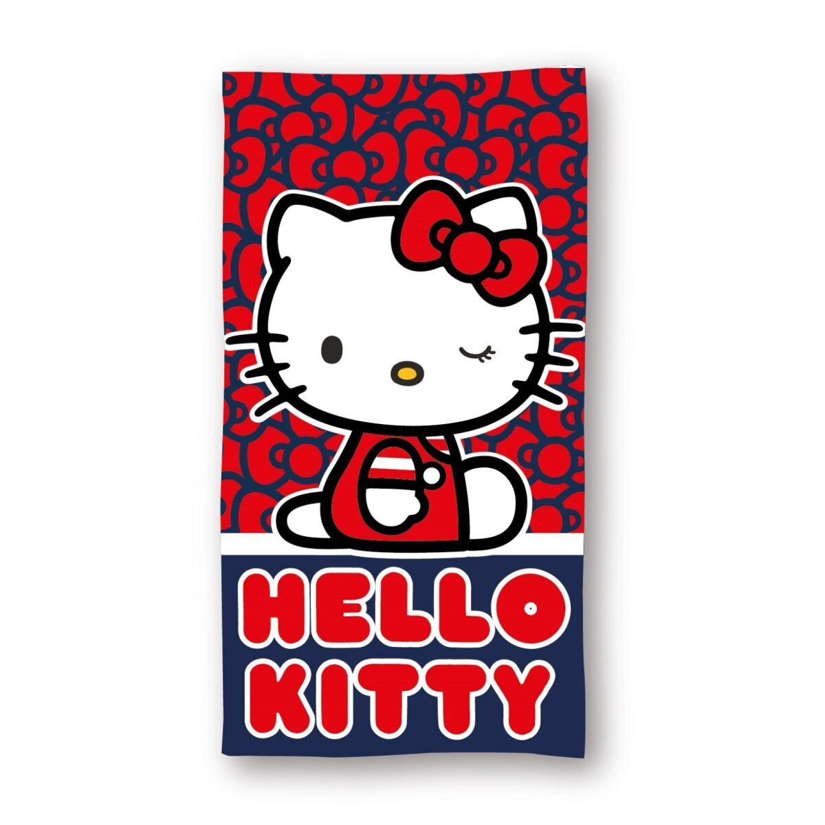 Hello Kitty Badetücher Hello Kitty Cutie Style Badetuch 70x140cm, 100% Polyester (1-St)