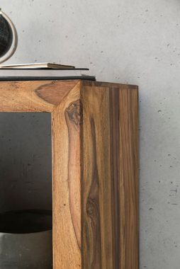 KADIMA DESIGN Standregal Rustikales Regal aus massivem Holz - Handgefertigtes Unikat