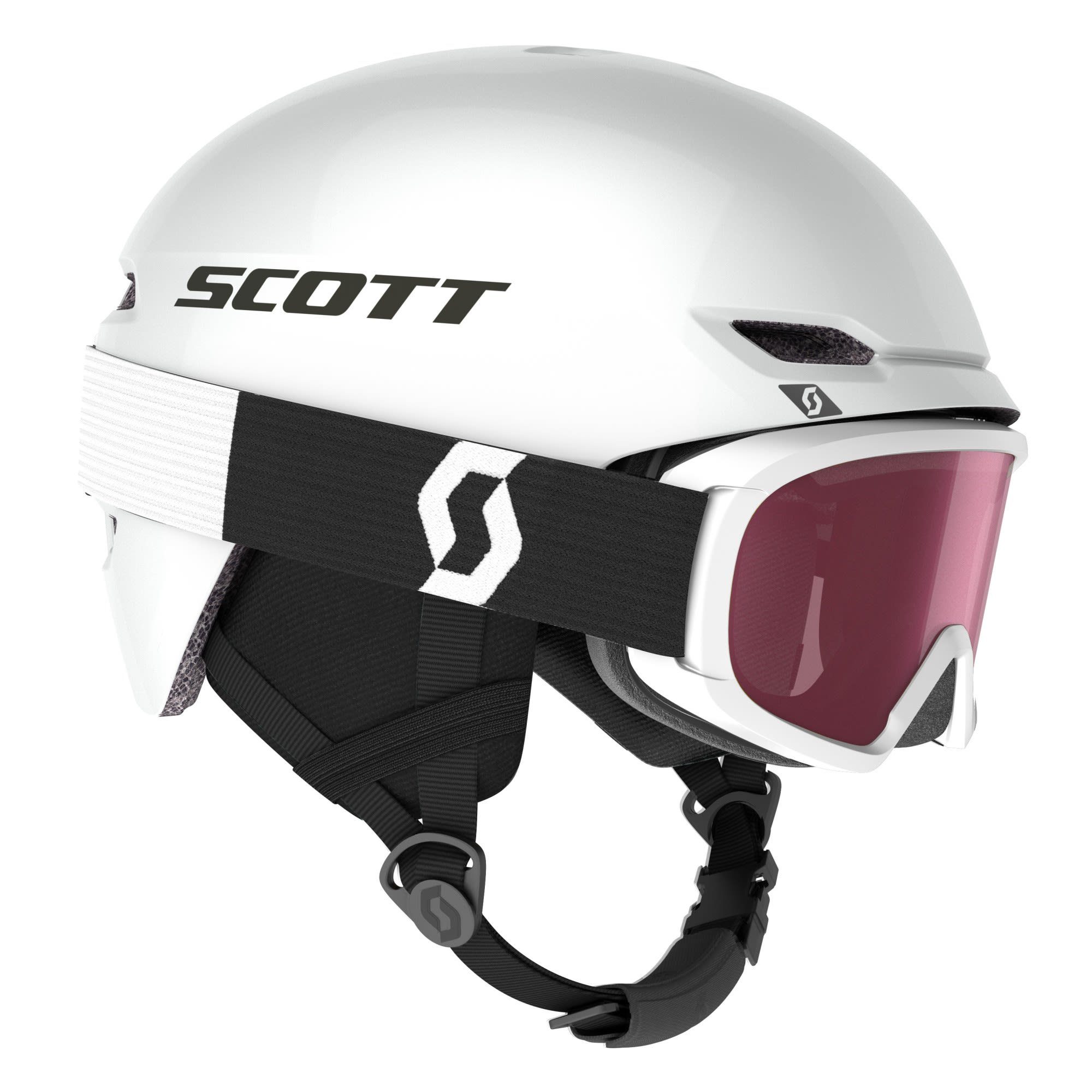 Scott Skibrille Scott Junior Keeper 2 Helmet + Witty Goggle Combo White