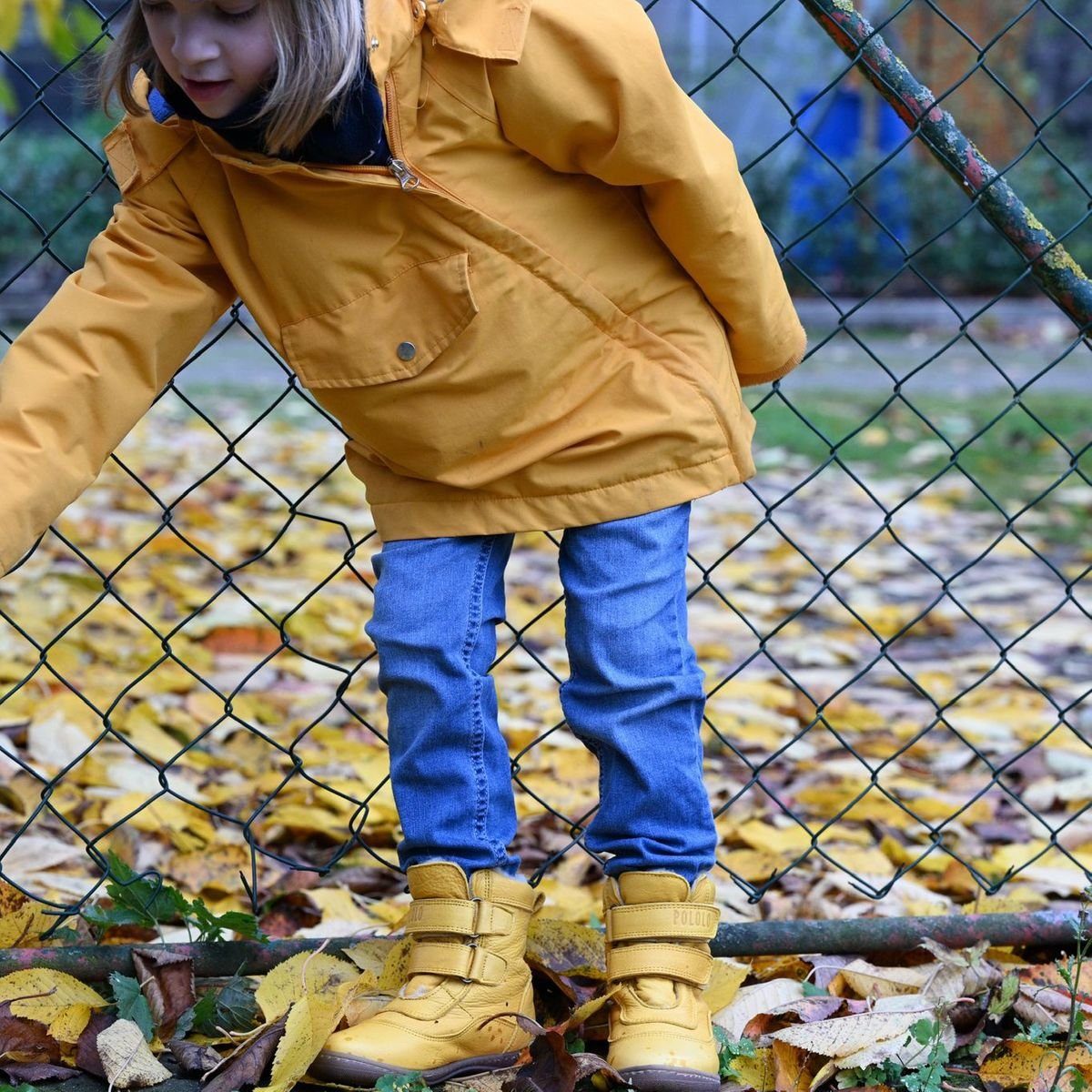 POLOLO Kinderschuhe Sierra, atmungsaktive Winterstiefel Gelb