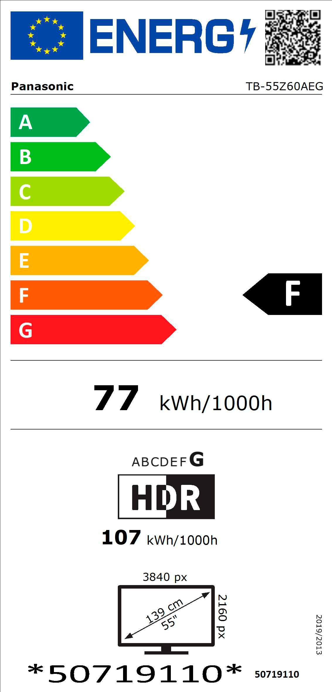 Energieeffizienzklasse: 