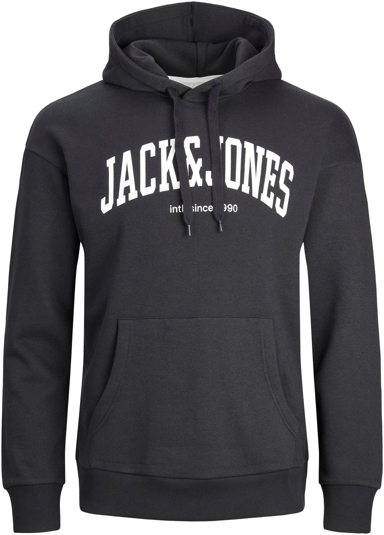 HOOD Jack Jones JJEJOSH Kapuzensweatshirt & SWEAT NOOS Black