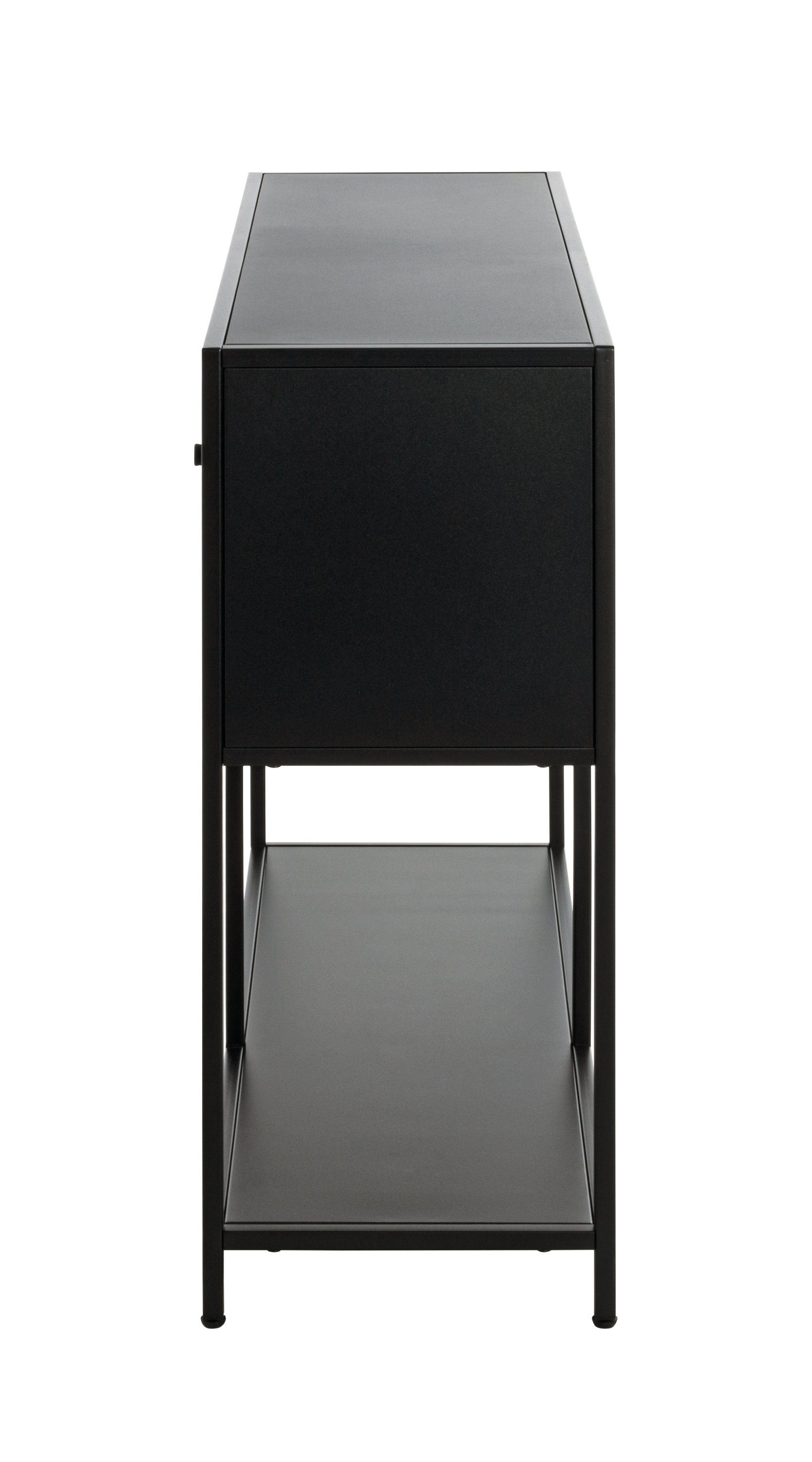 100x30x75 Regal HAKU schwarz Möbel Regal, BHT Regal cm (BHT cm) HAKU 100x30x75