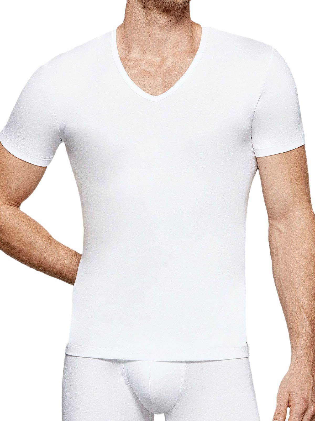 Unterziehshirt Herren T-Shirt Cotton Modal
