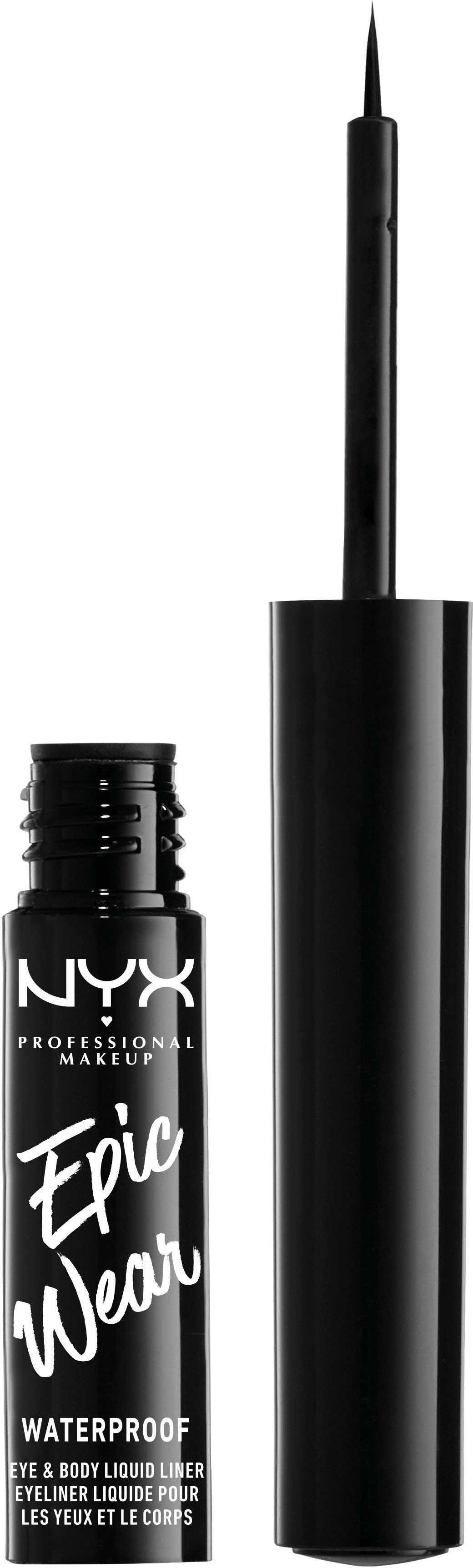 NYX PROFESSIONAL MAKEUP Eyeliner EPIC WEAR LIQUID LINER, mit Lifting-Effekt