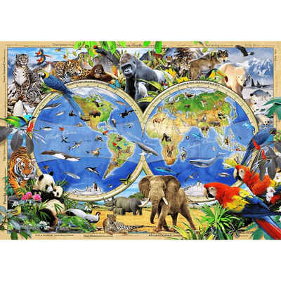 Wooden City 3D-Puzzle »Königreich der Tiere Puzzle Holzpuzzle«, 1010 Puzzleteile, Holzbausatz zum Selberbauen