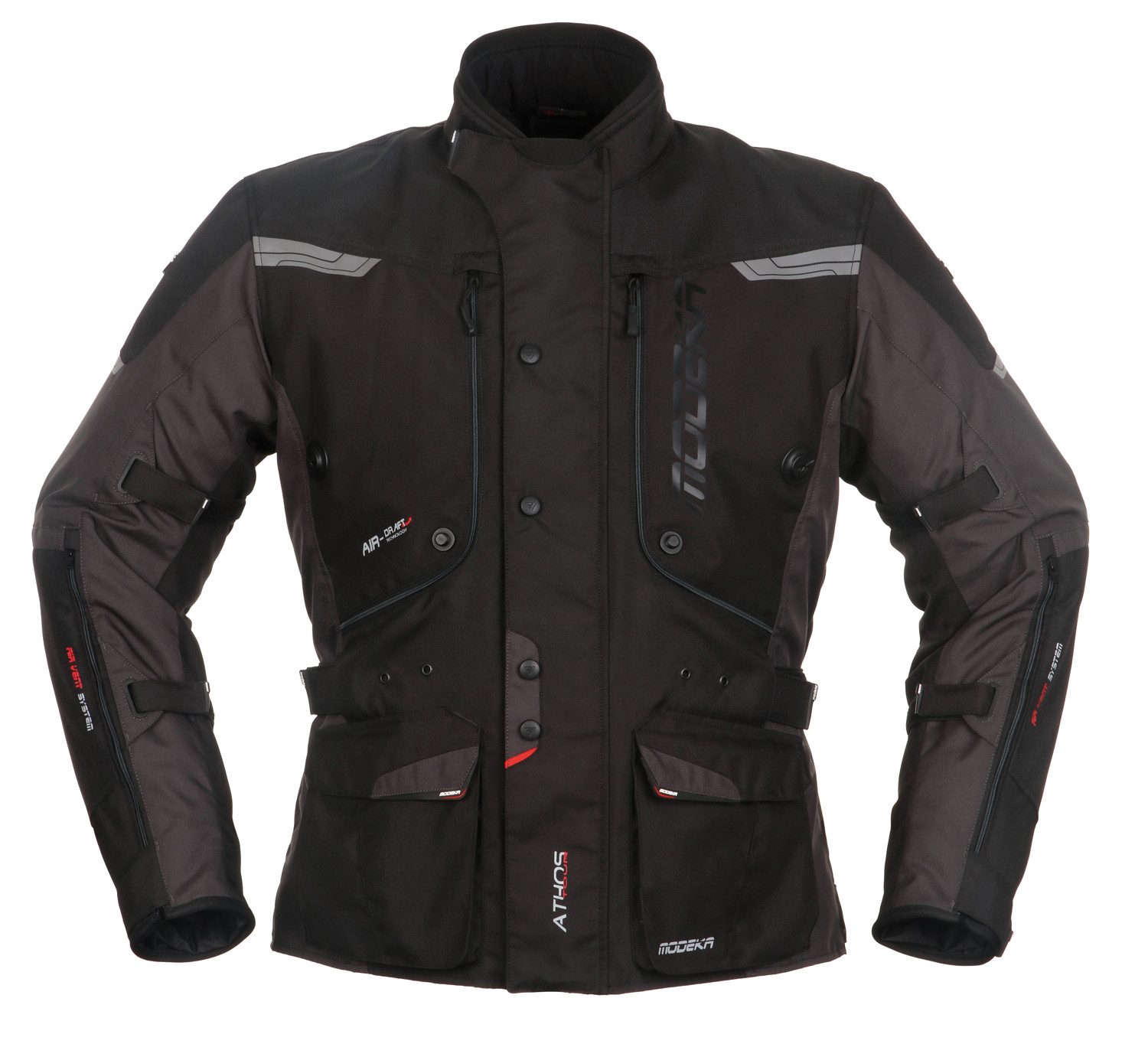 Motorradjacke Modeka Jacke Herren Aeris schwarz 5XL