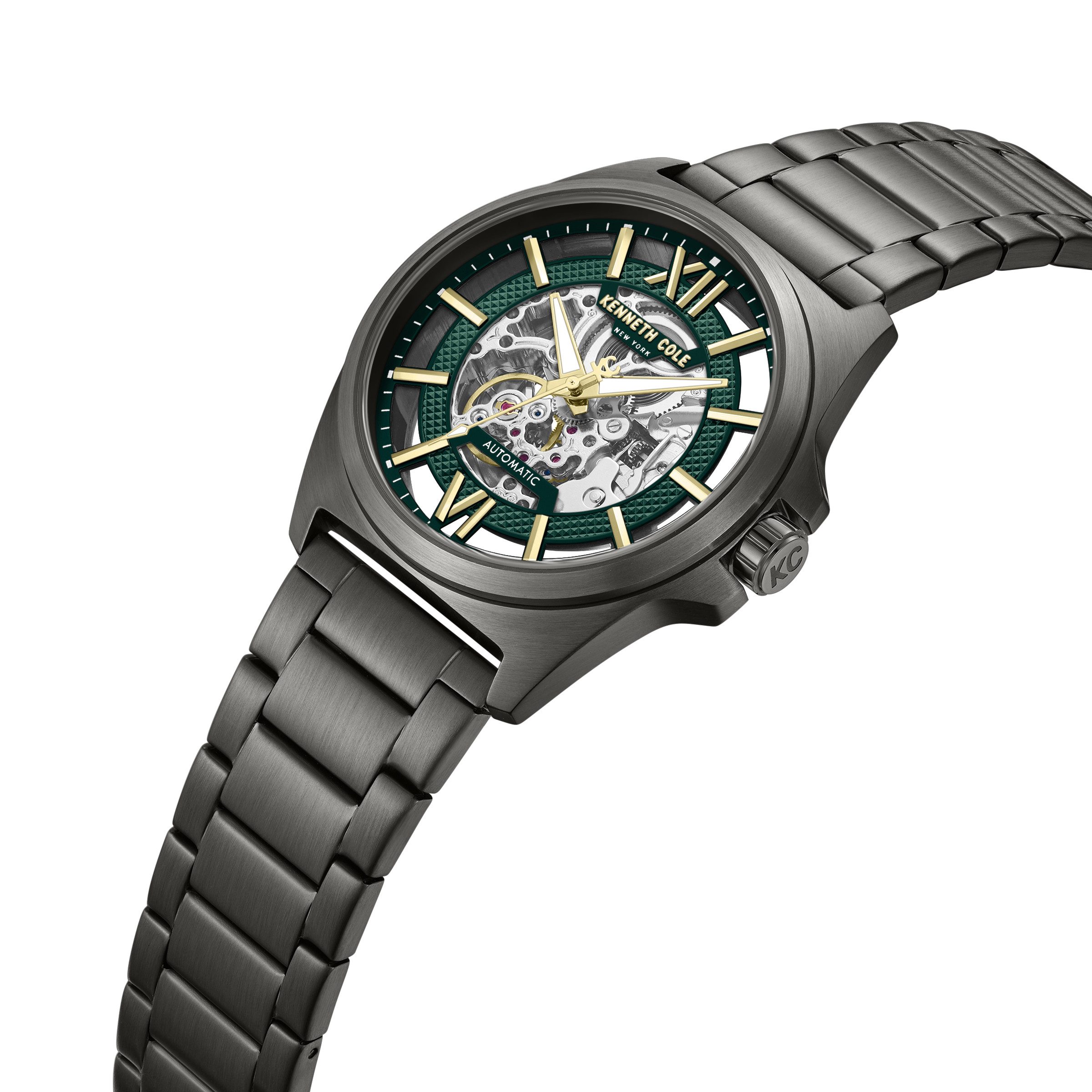Kenneth Cole Automatikuhr Automatikuhr Herrenuhr 44 mm Automatik Herren