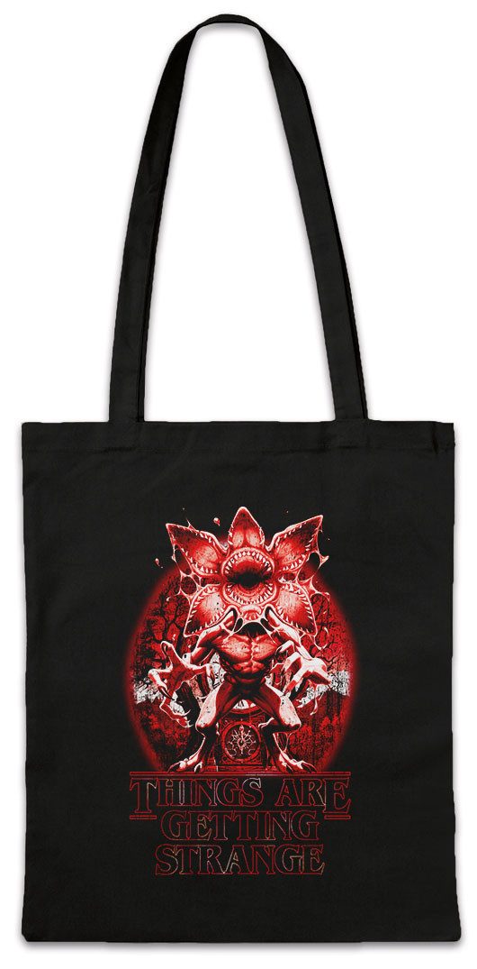 Urban Backwoods Beuteltasche Things Are Getting Strange Stofftasche Eleven 80s Eighties Stranger (1-tlg), Horror Joyce Jane Kids
