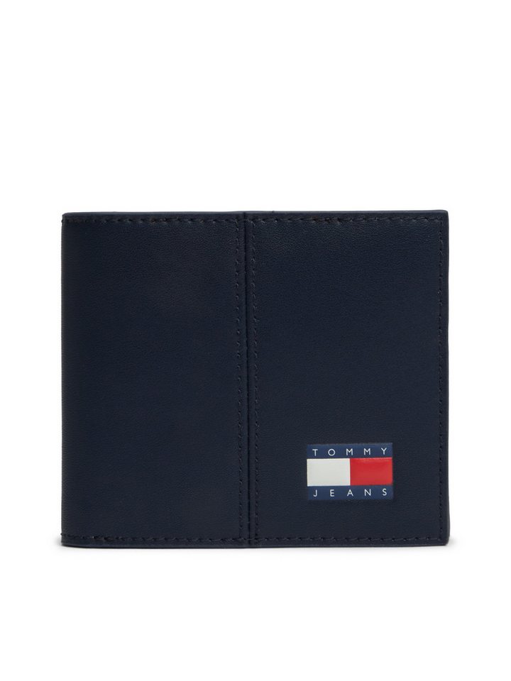 Tommy Jeans Geldbörse TJM HERITAGE LEATHER CC & COIN, Unisex Geldbeutel, Portemonnaie, Money Pocket mit Logoschriftzug