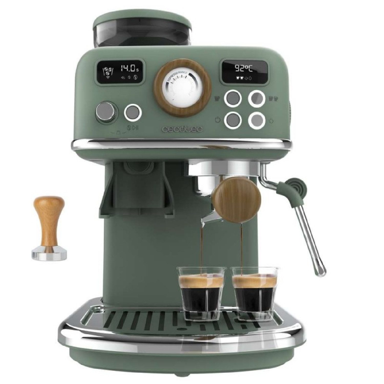 Cecotec Espressomaschine, 1.8l Kaffeekanne, Power Espresso 20 Tradizionale Grind