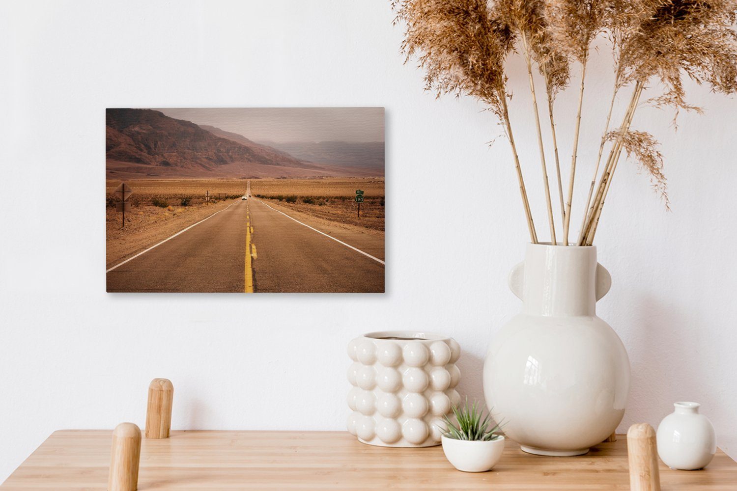 Wandbild National Leinwandbild Park, (1 Death Valley OneMillionCanvasses® 30x20 Route im 190 St), cm Wanddeko, Leinwandbilder, Aufhängefertig,