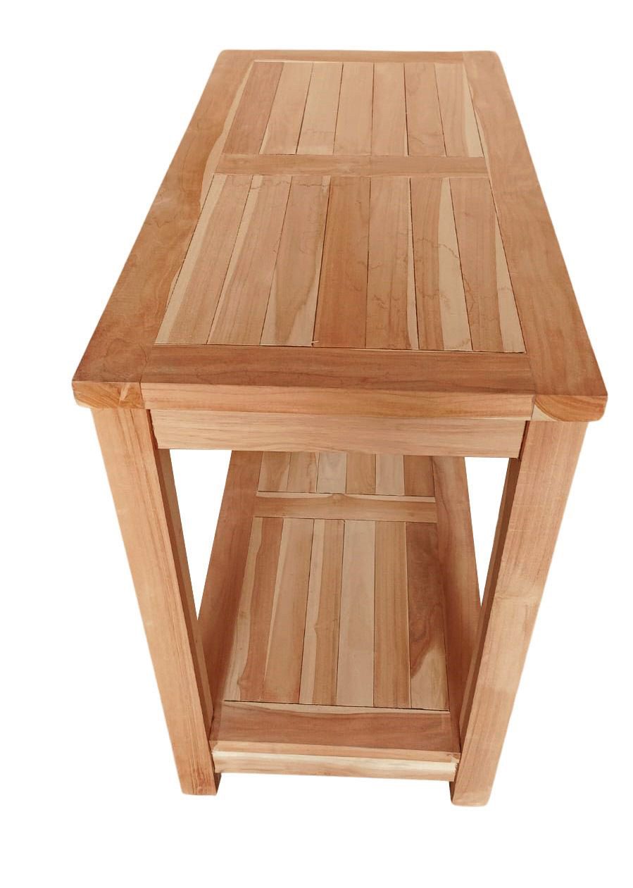 bene living Garten-Geräteschrank Teakholz Pflanztisch Salford günstig online kaufen