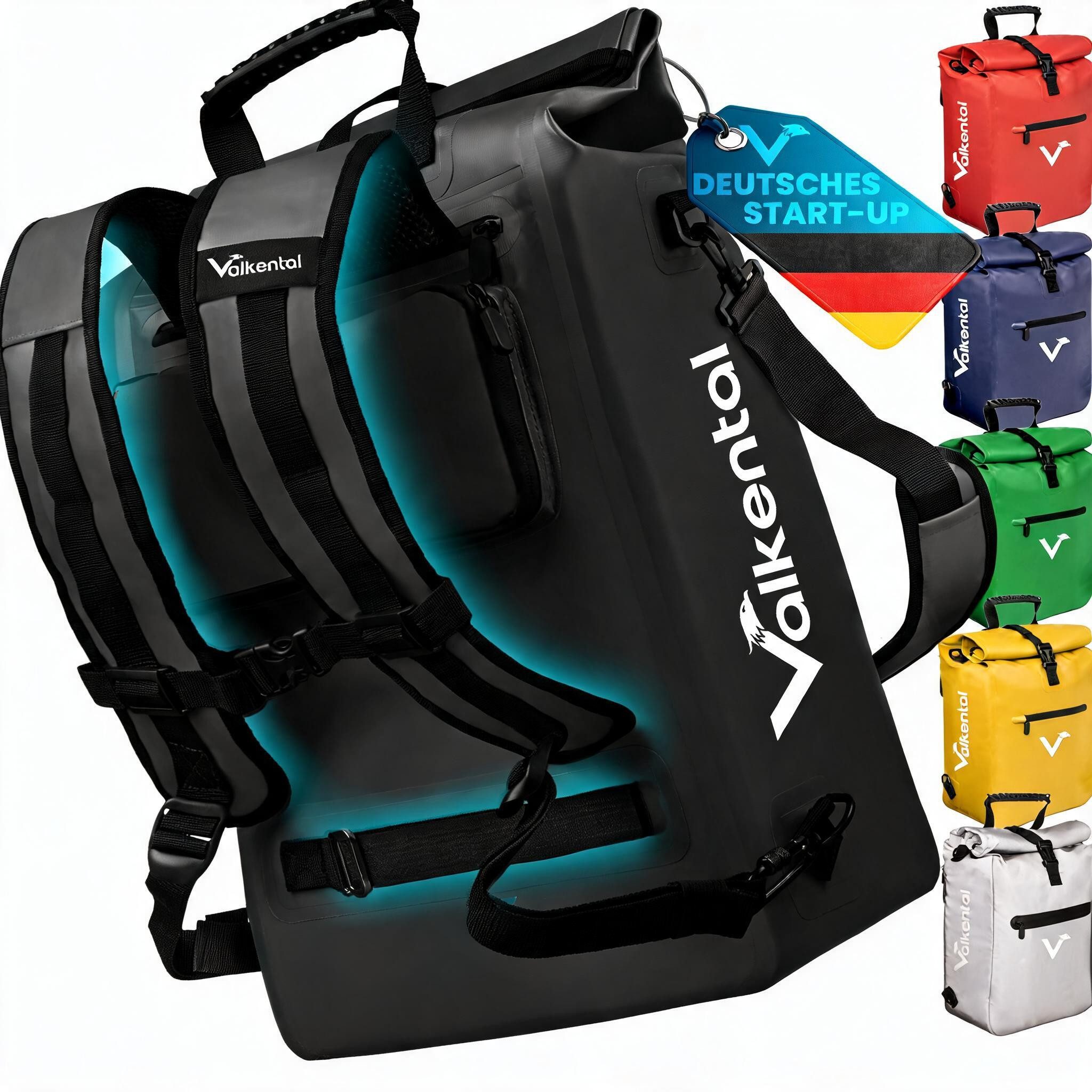 Fahrradtasche Gepäckträgertasche, Rucksack und Umhängetasche