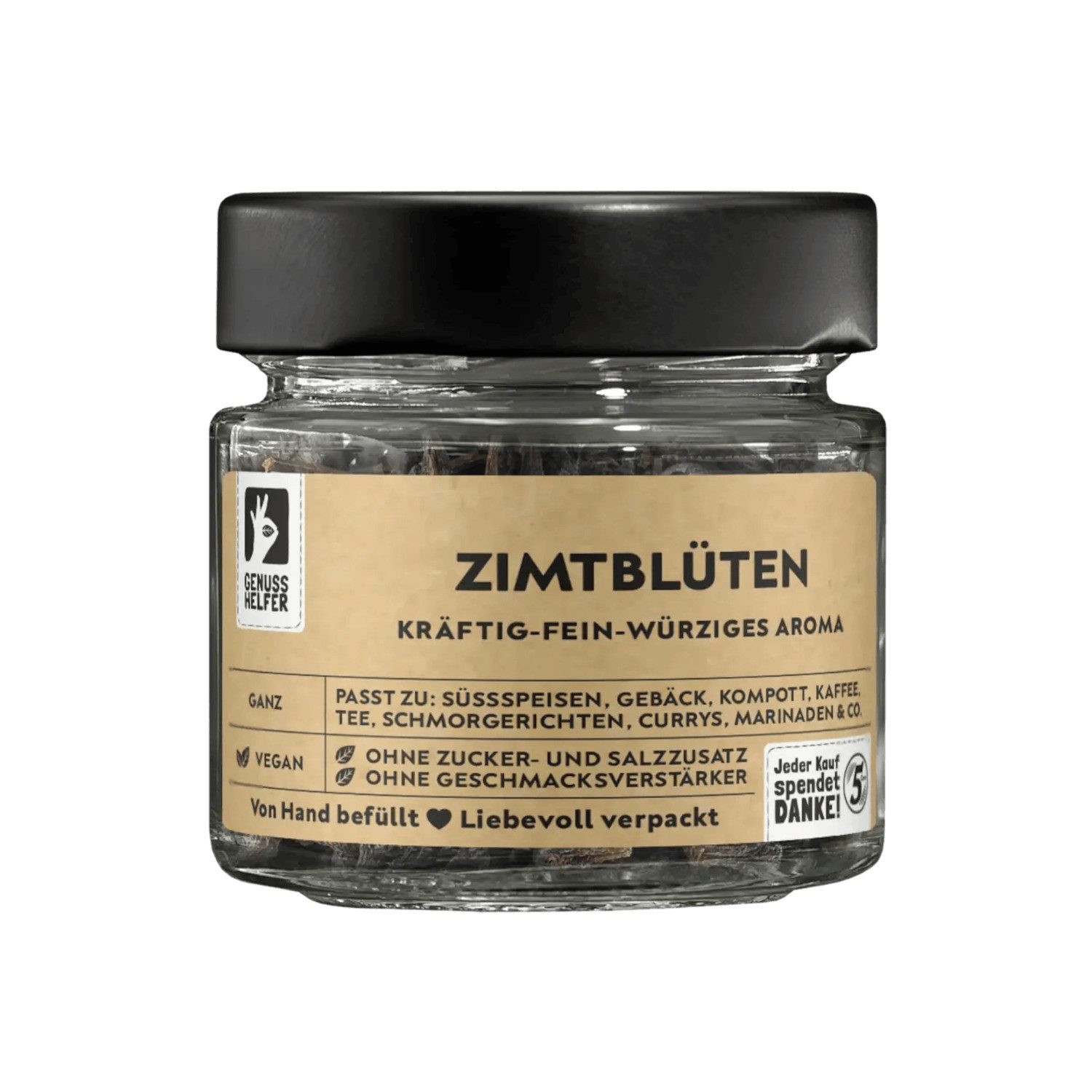 Bremer Gewürzhandel Gewürz Zimtblüten, ganz, im Glas, 55 g