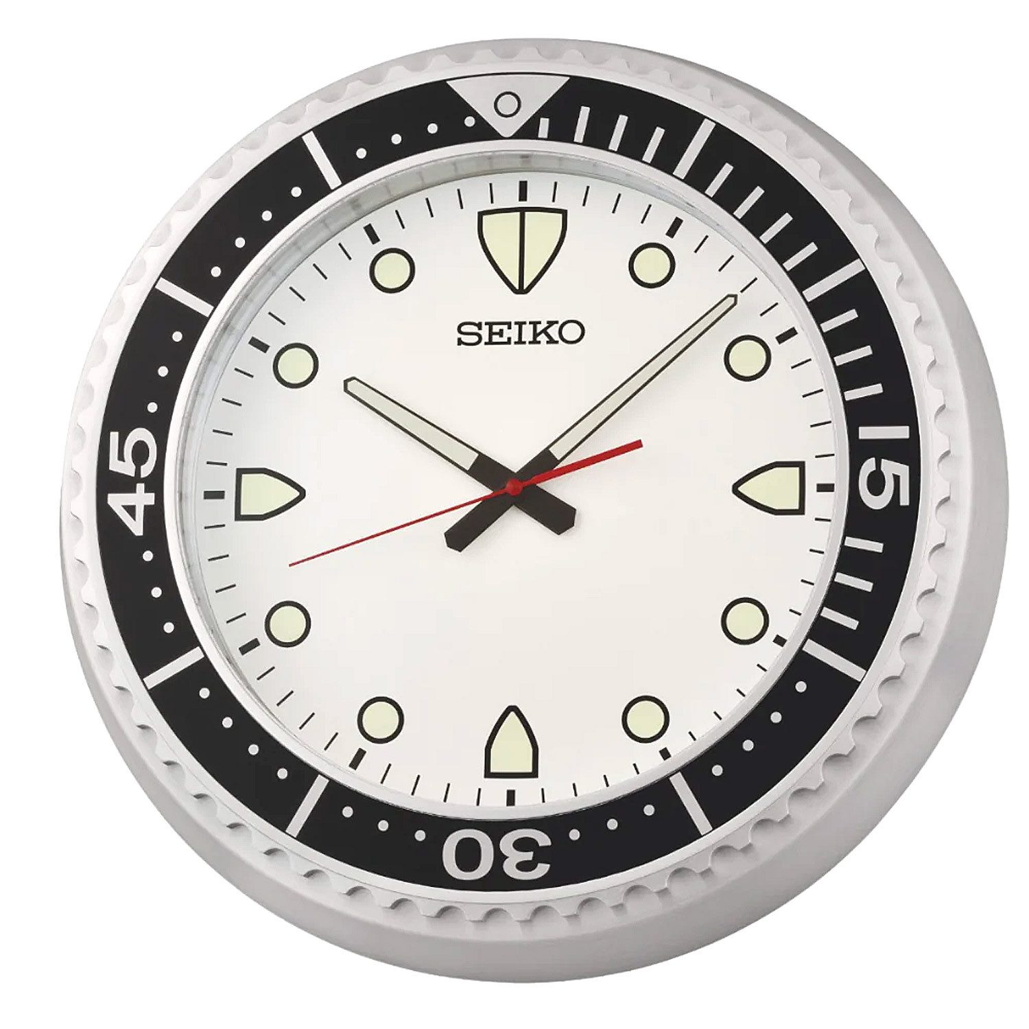 Seiko Wanduhr Quarz mit Leisegang
